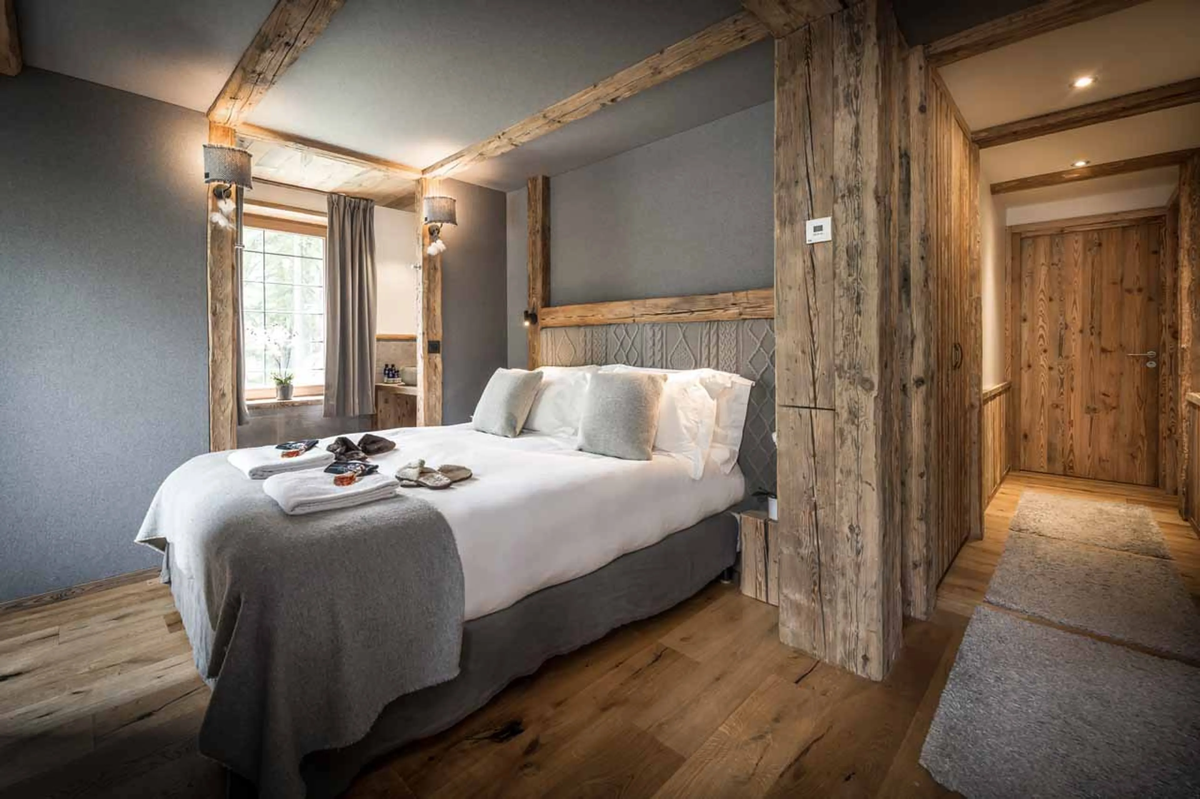Bedroom two at Chalet Inoko in Val d'Isere