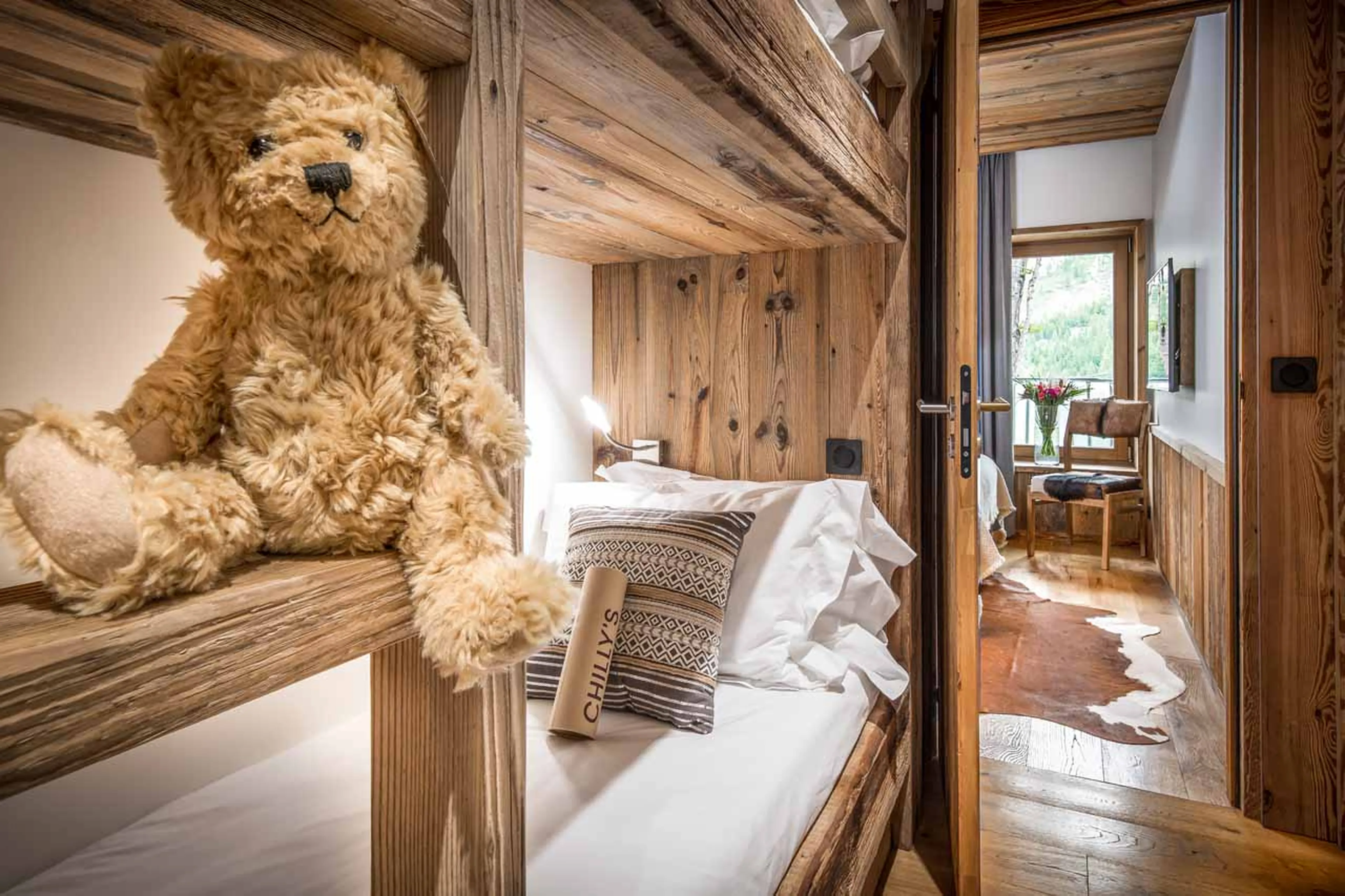 Bunk bed in Chalet Inoko in Val d'Isere
