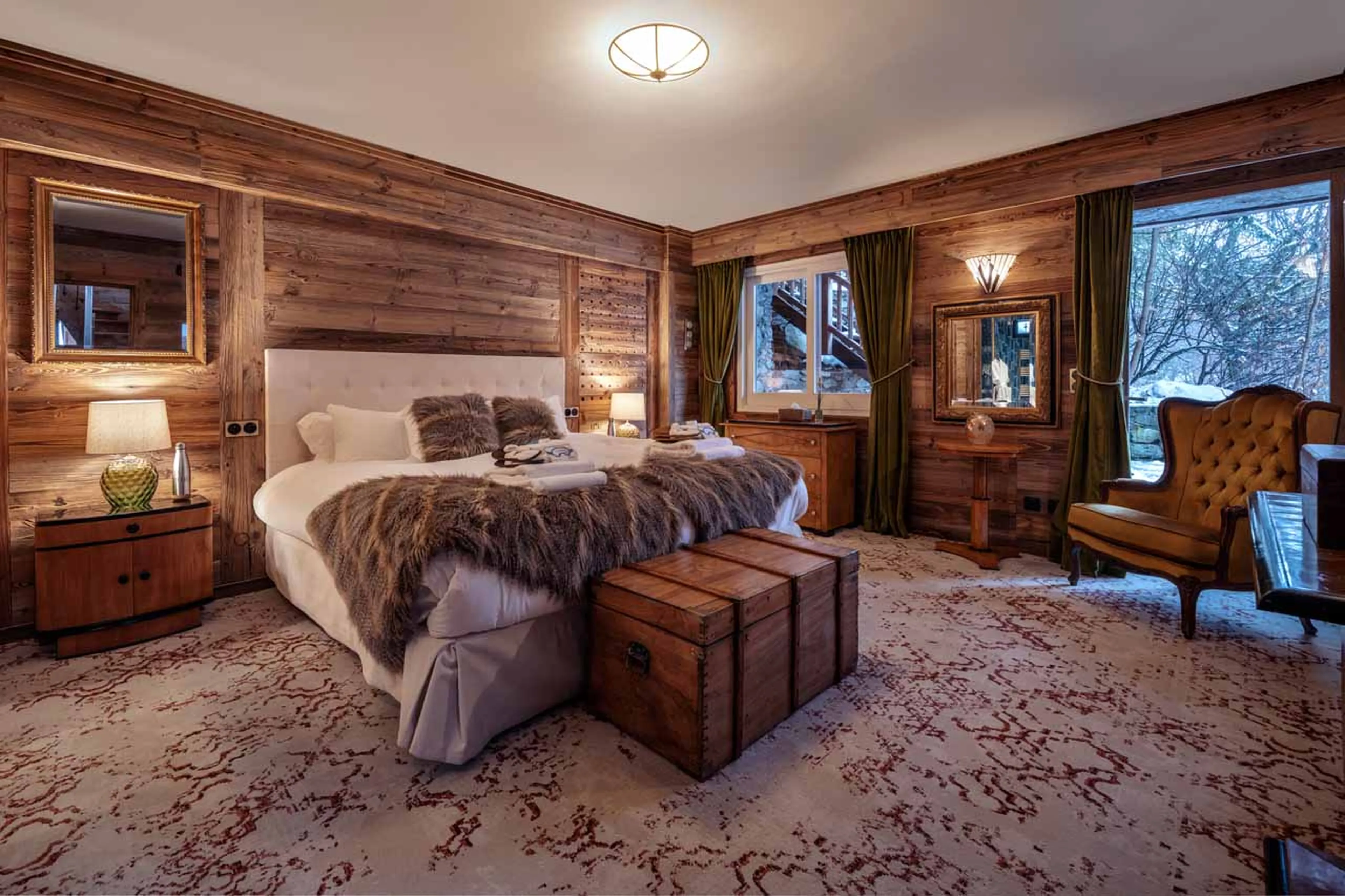 Bedroom 2 at Chalet Iona in Meribel