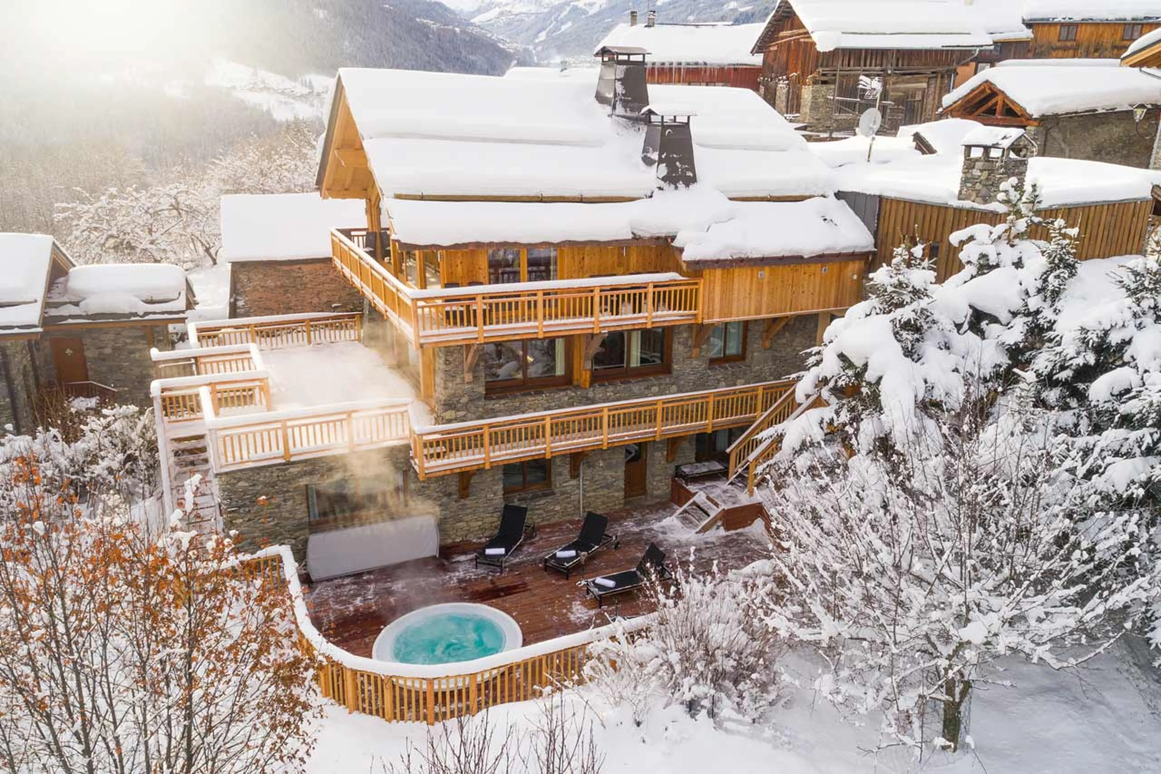 Exterior of Chalet Iona in Meribel