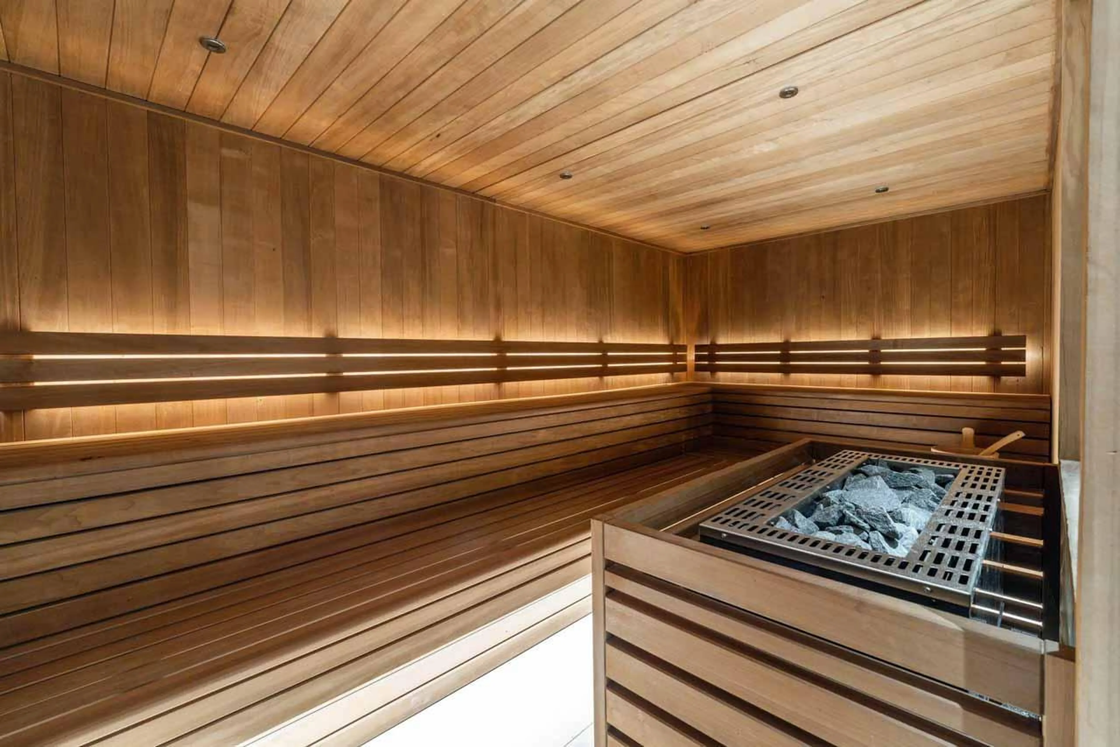 Sauna in Chalet Irbis, Courchevel Le Praz