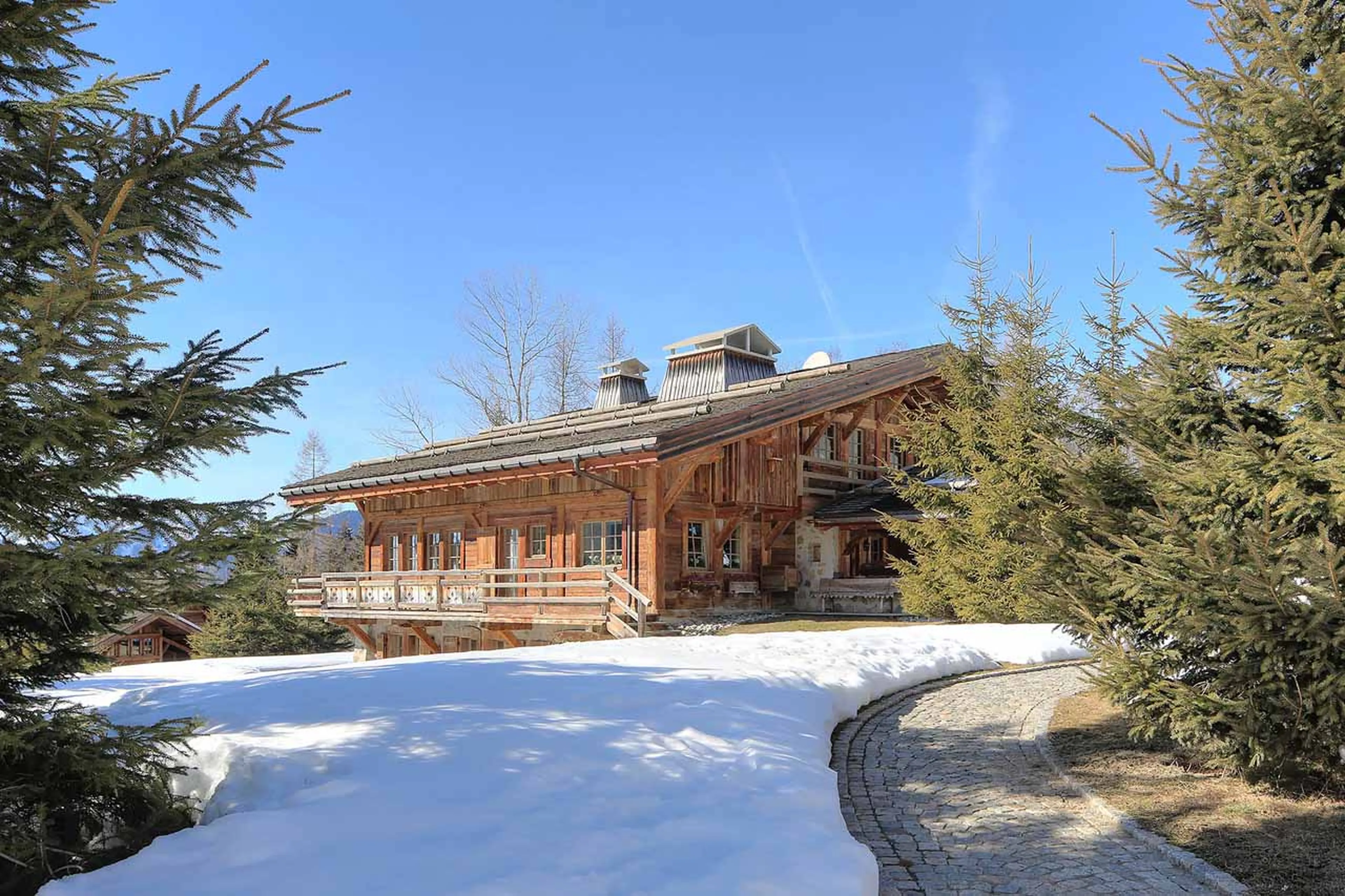 Exterior view of Chalet Izoard in Megeve
