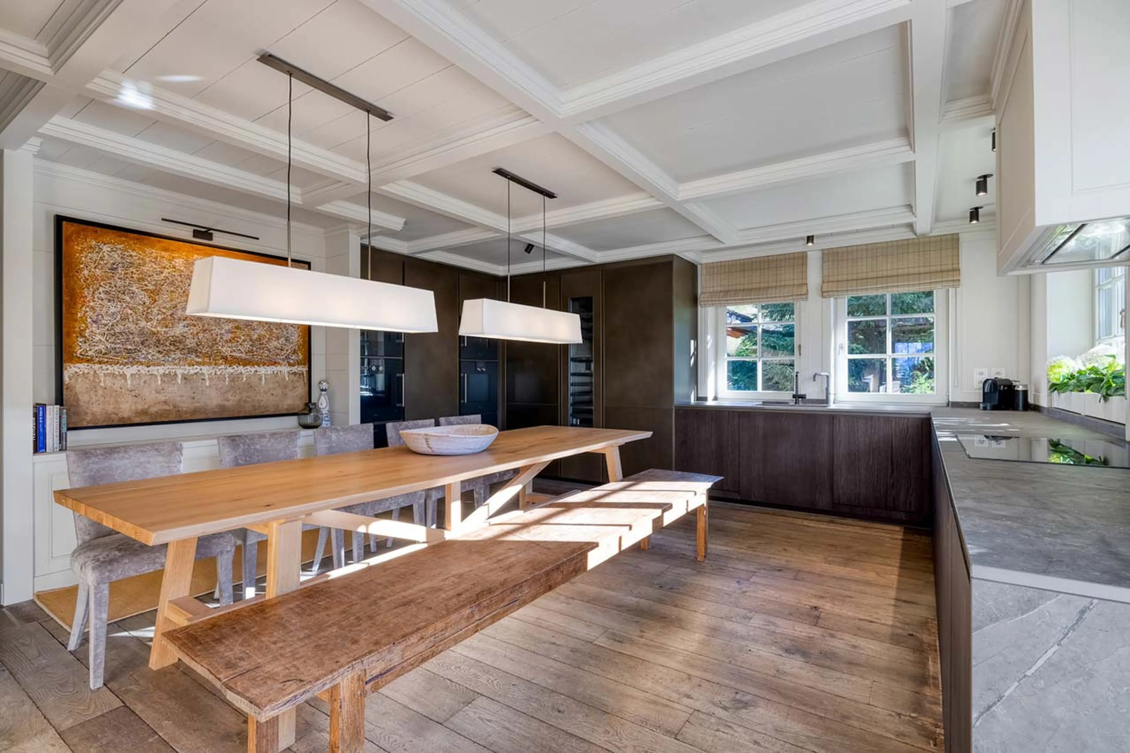 Well-equipped kitchen in Chalet Izoard in Megeve