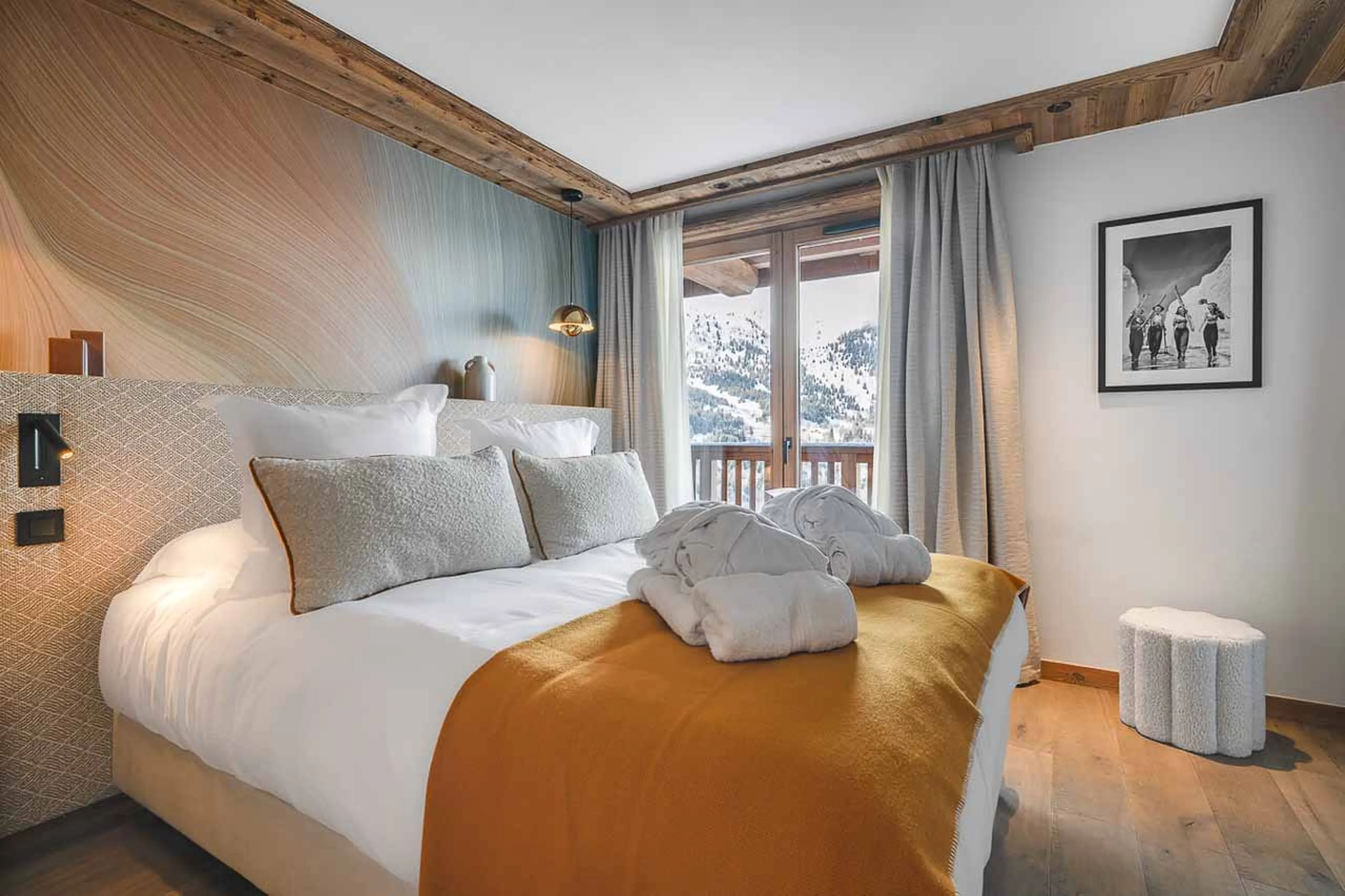 Bedroom 3 at Chalet J in Meribel