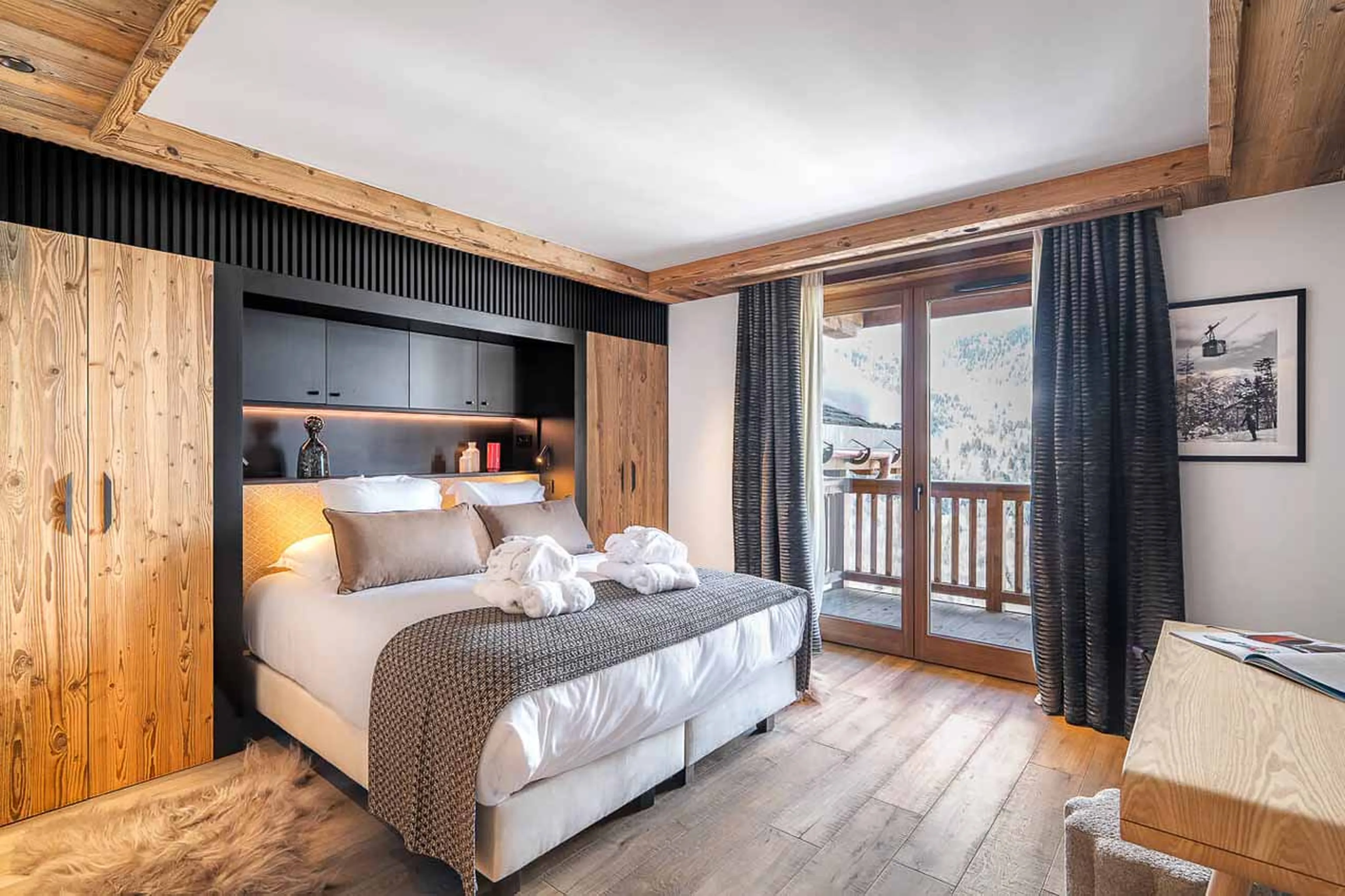 Bedroom 5 at Chalet J in Meribel