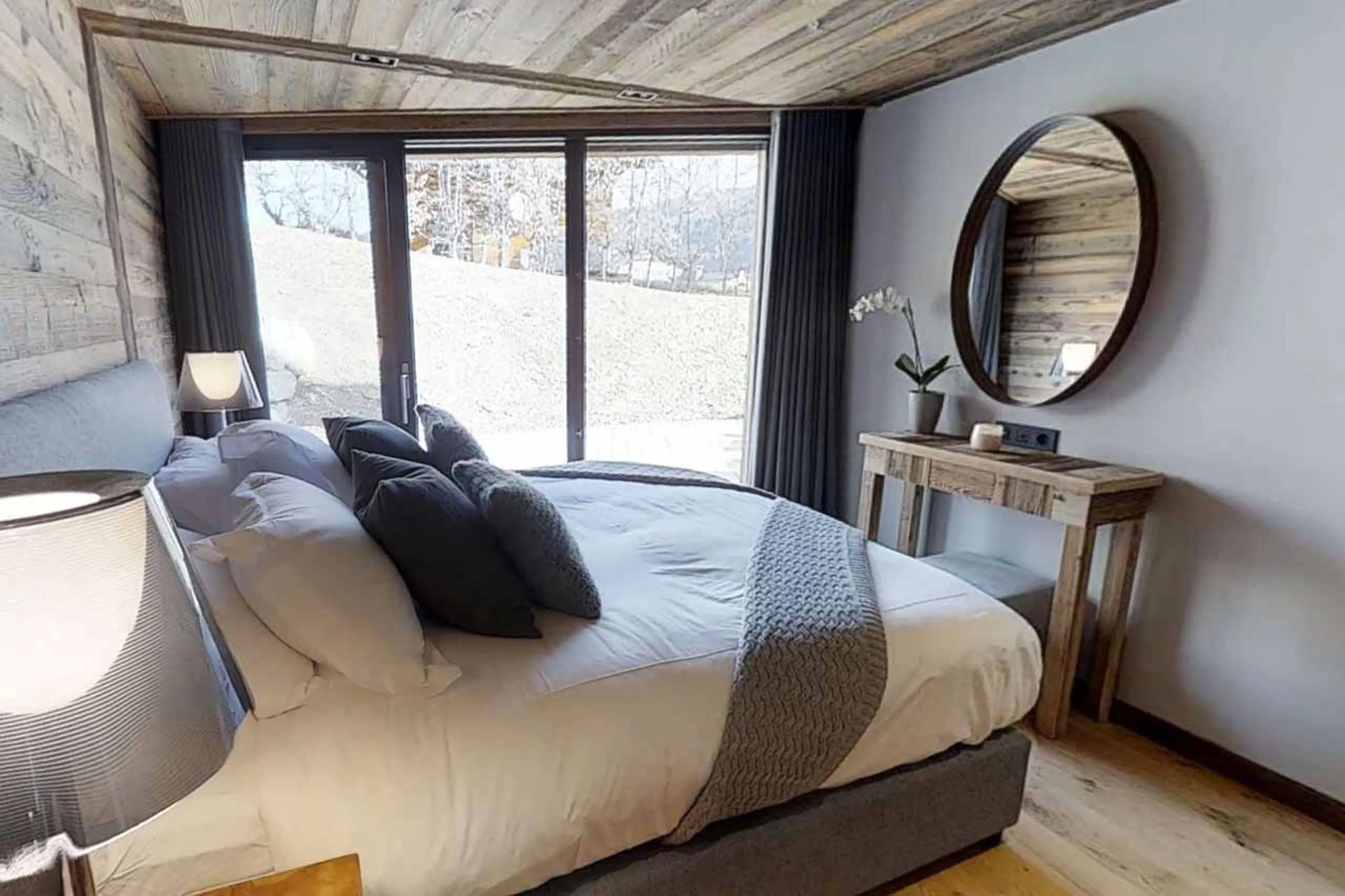 Bedroom two at Chalet Joux Plane in Morzine