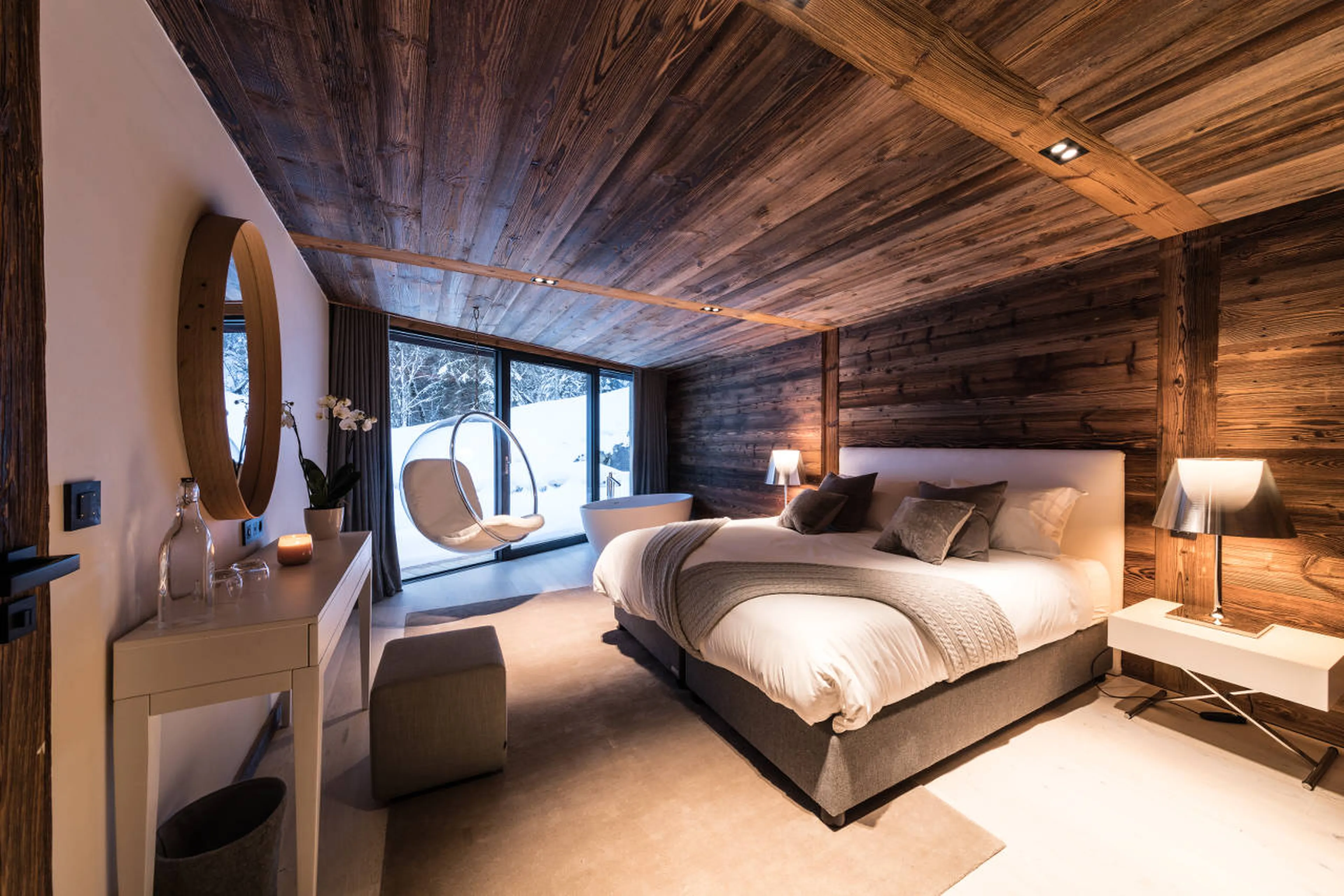 Bedroom four at Chalet Joux Plane in Morzine