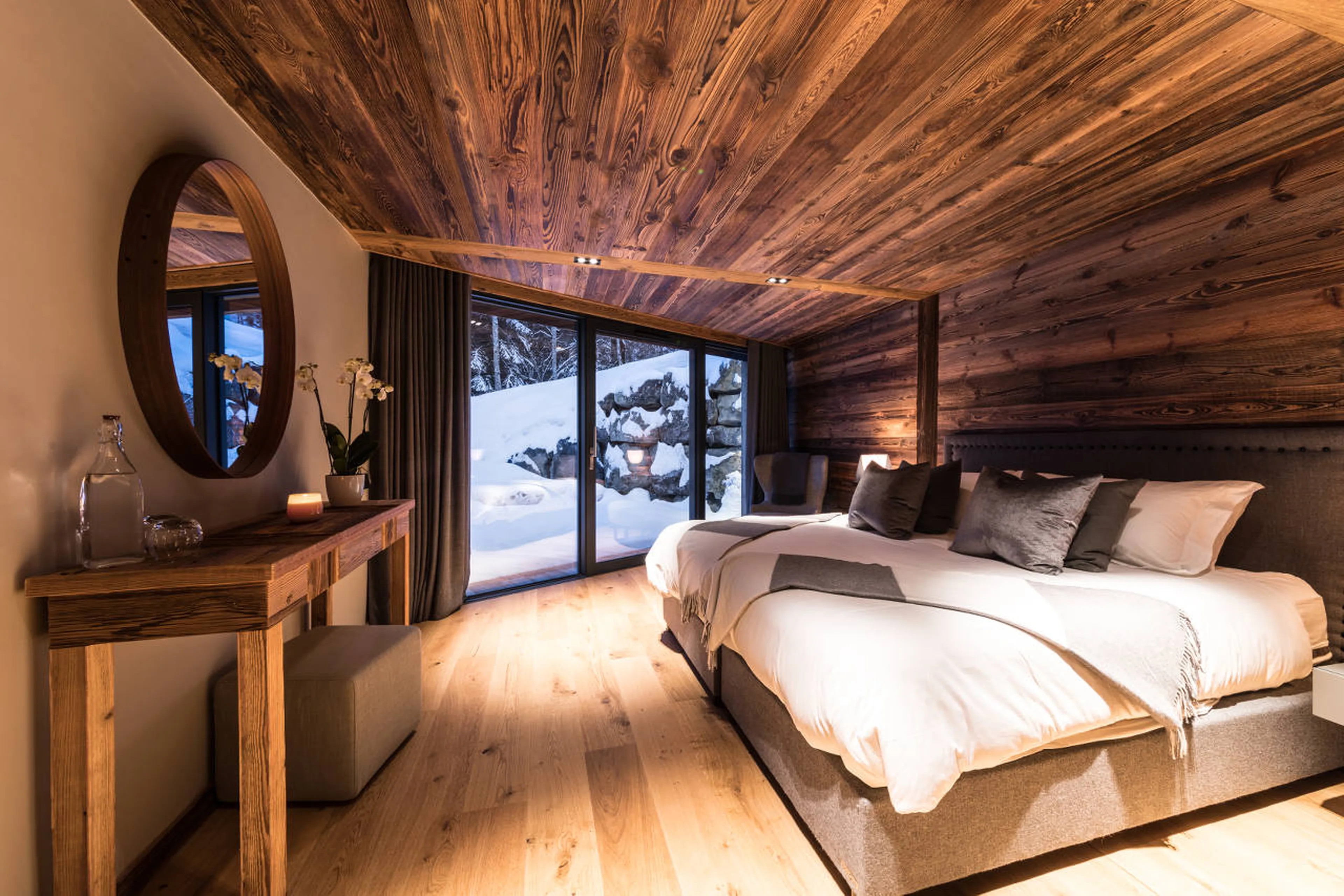 Bedroom five at Chalet Joux Plane in Morzine