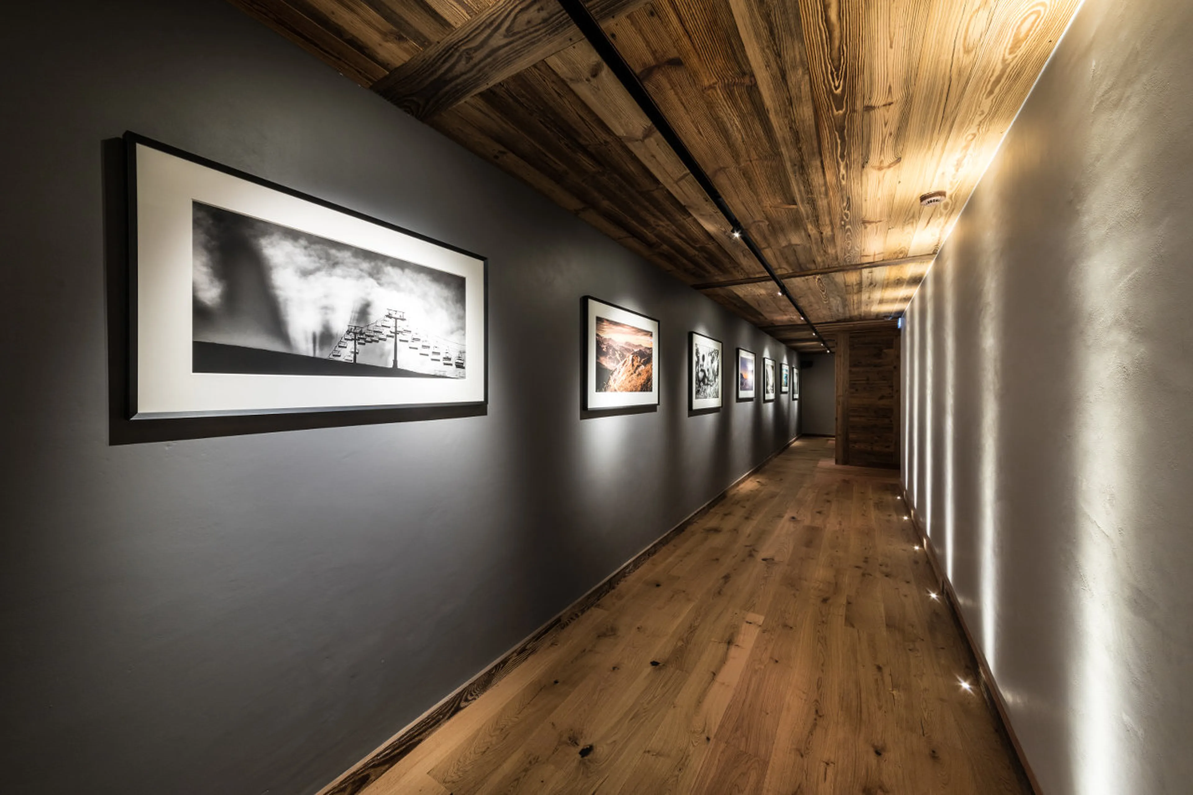 Art gallery at Chalet Joux Plane in Morzine