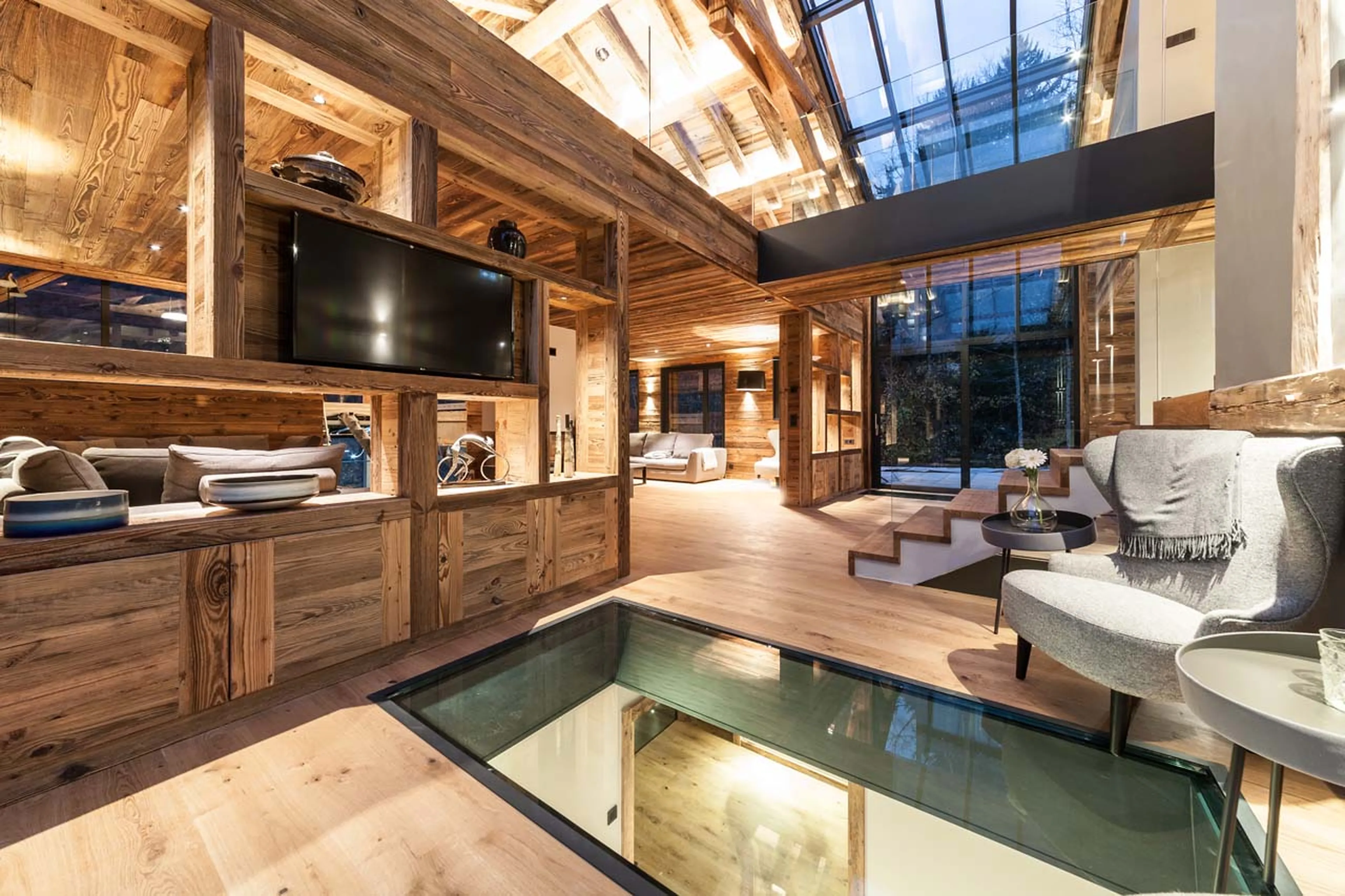 TV snug at Chalet Joux Plane in Morzine