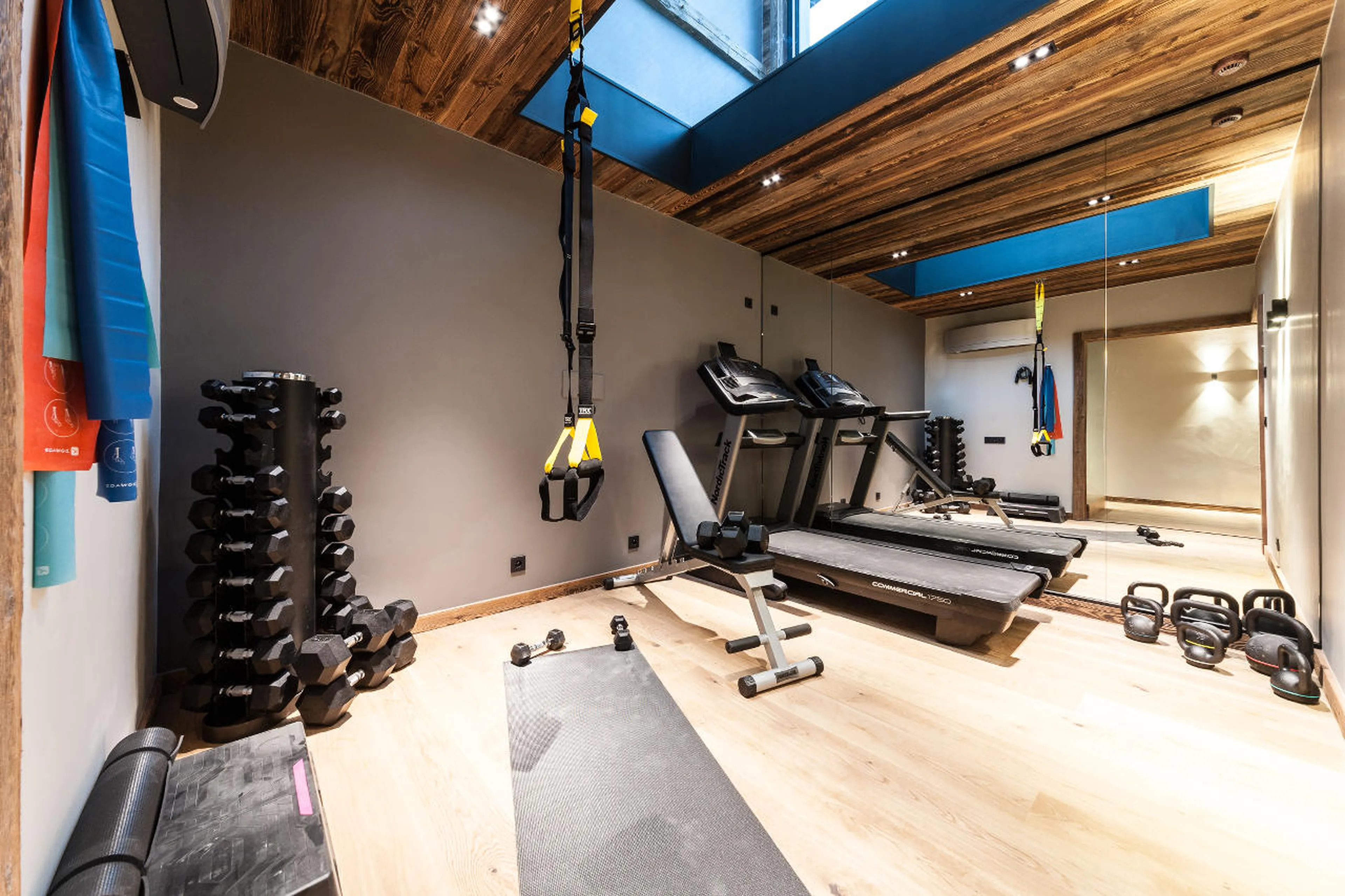 Gym at Chalet Joux Plane in Morzine
