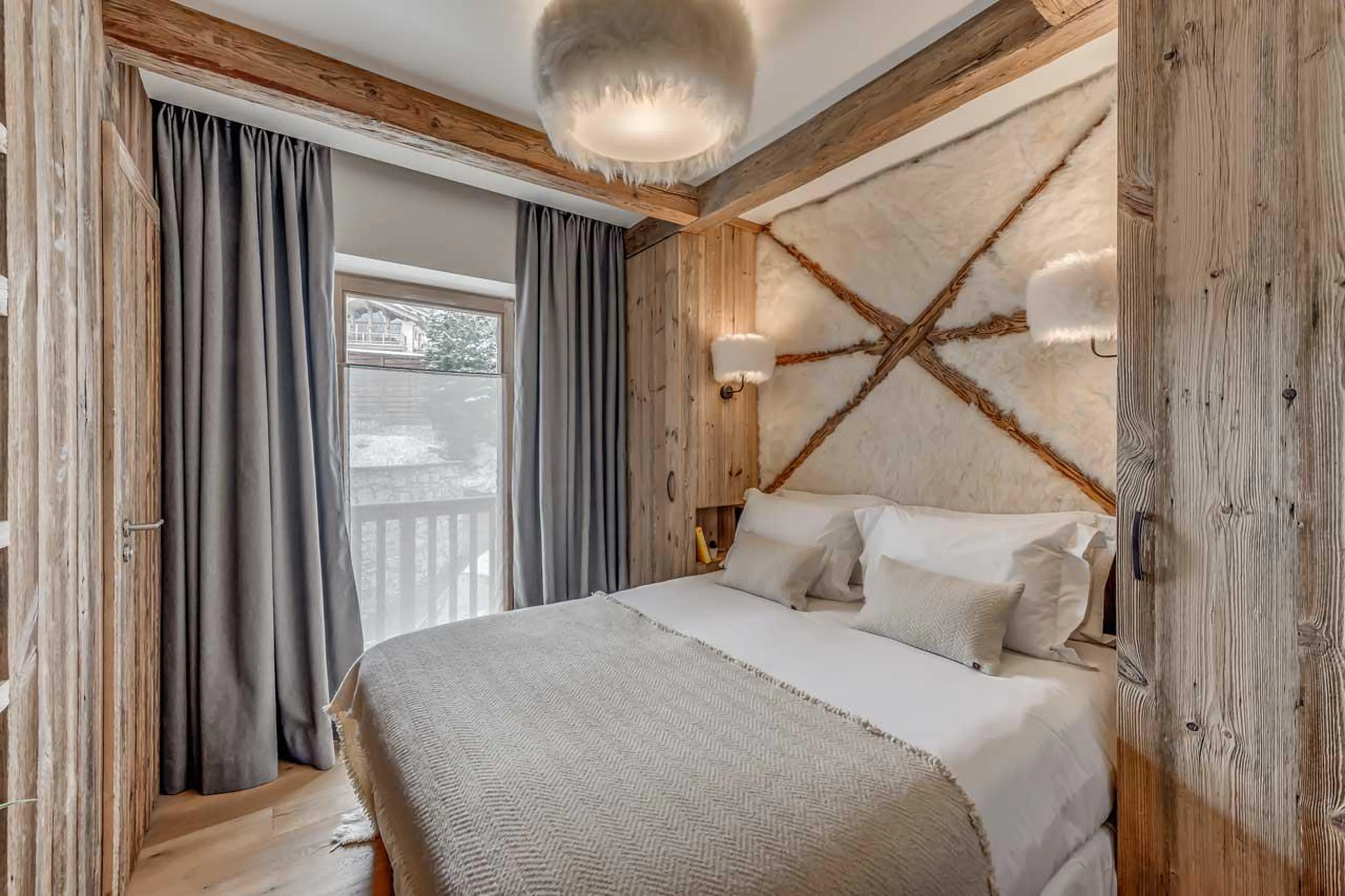 Bedroom five at Chalet Juno in Val d'Isere