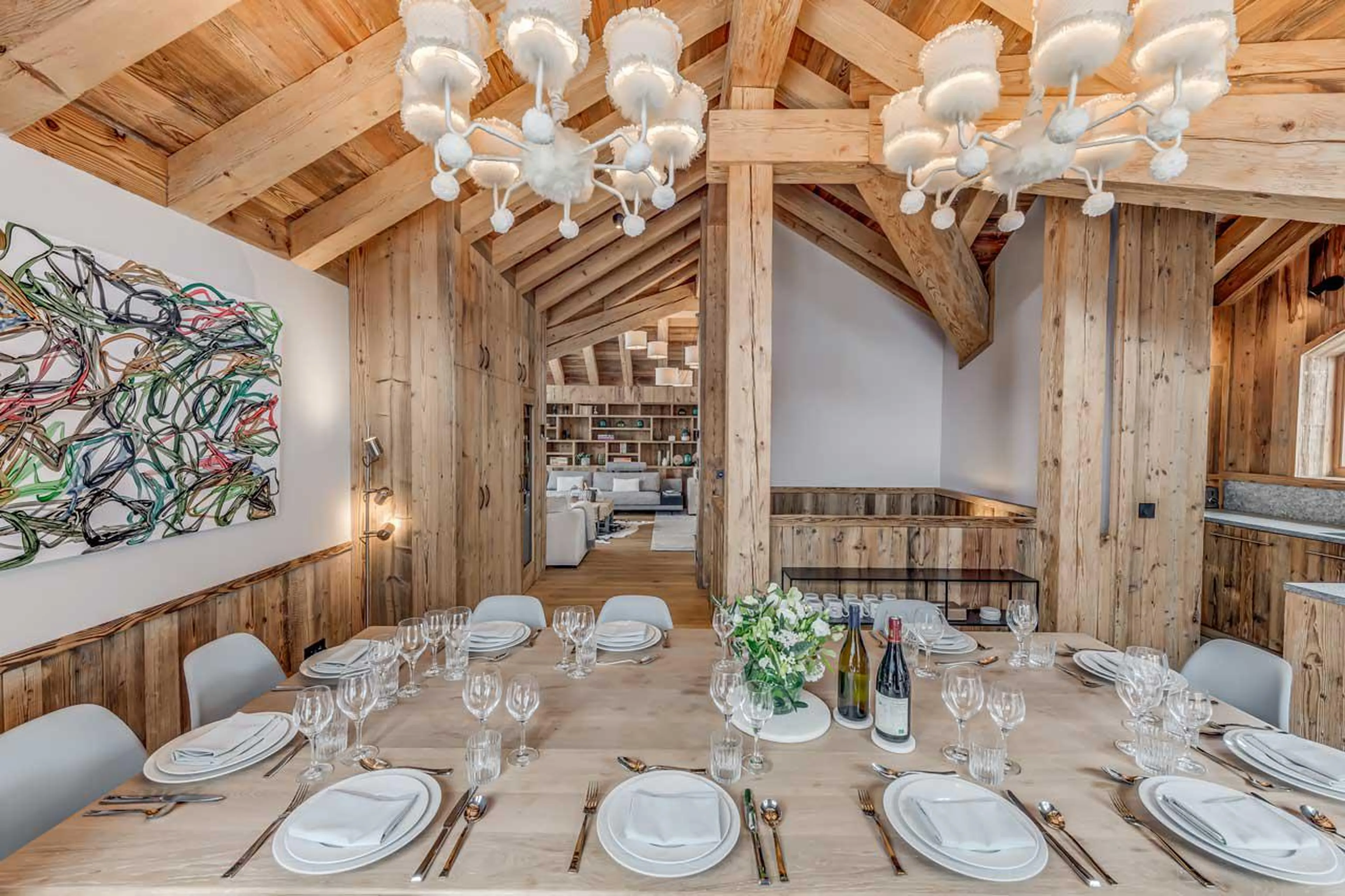 Dining area Chalet Juno in Val d'Isere