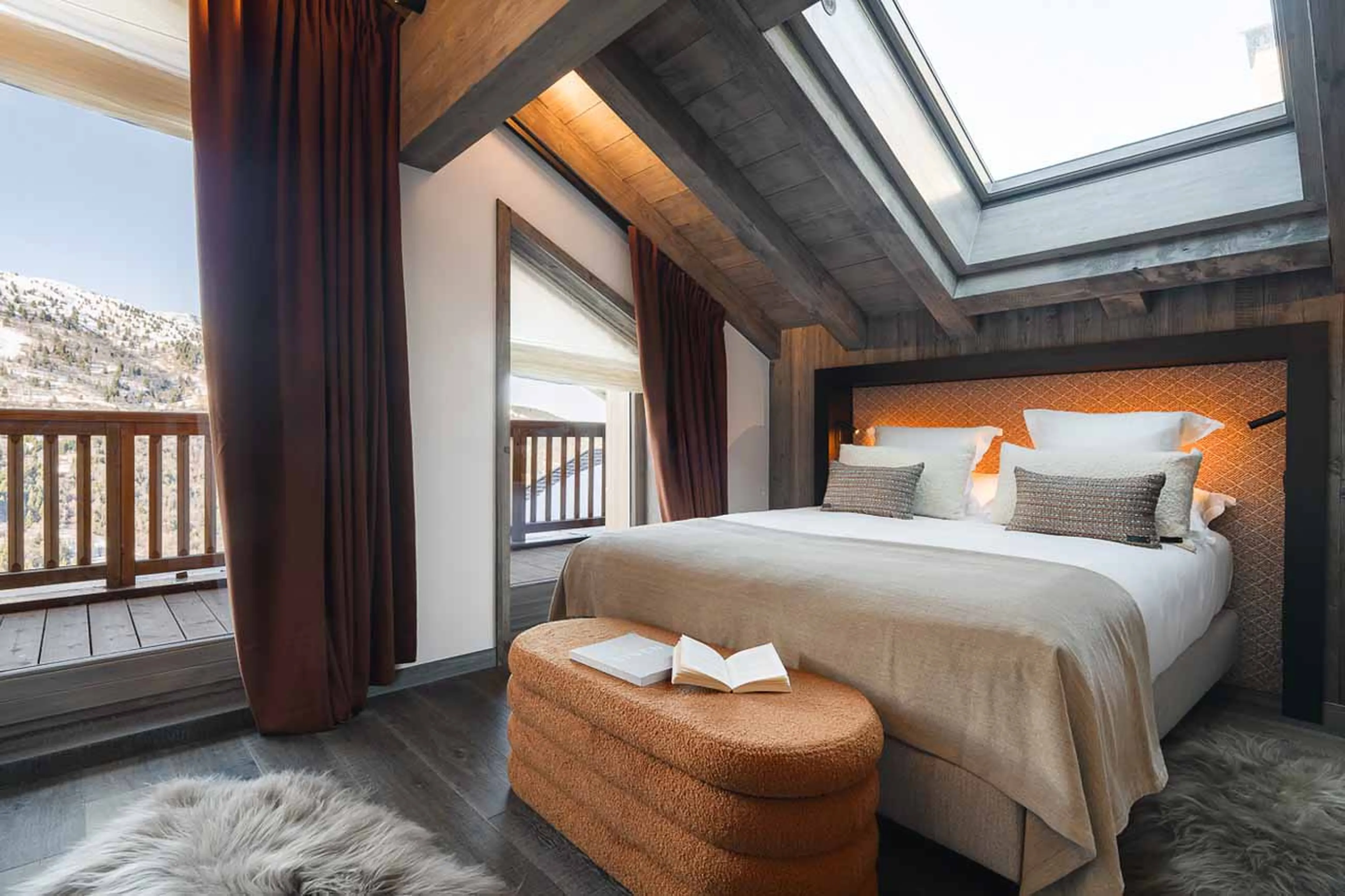 Bedroom 3 at Chalet k in Meribel