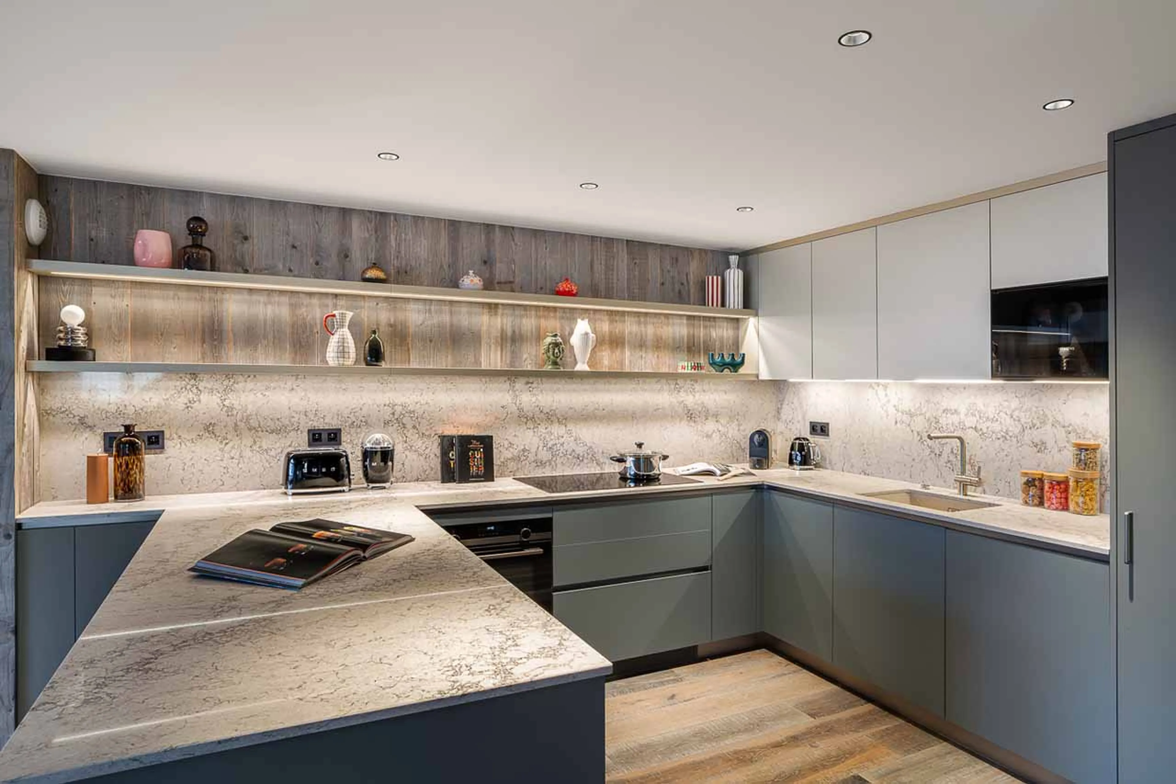 Kitchen at Chalet K in Meribel