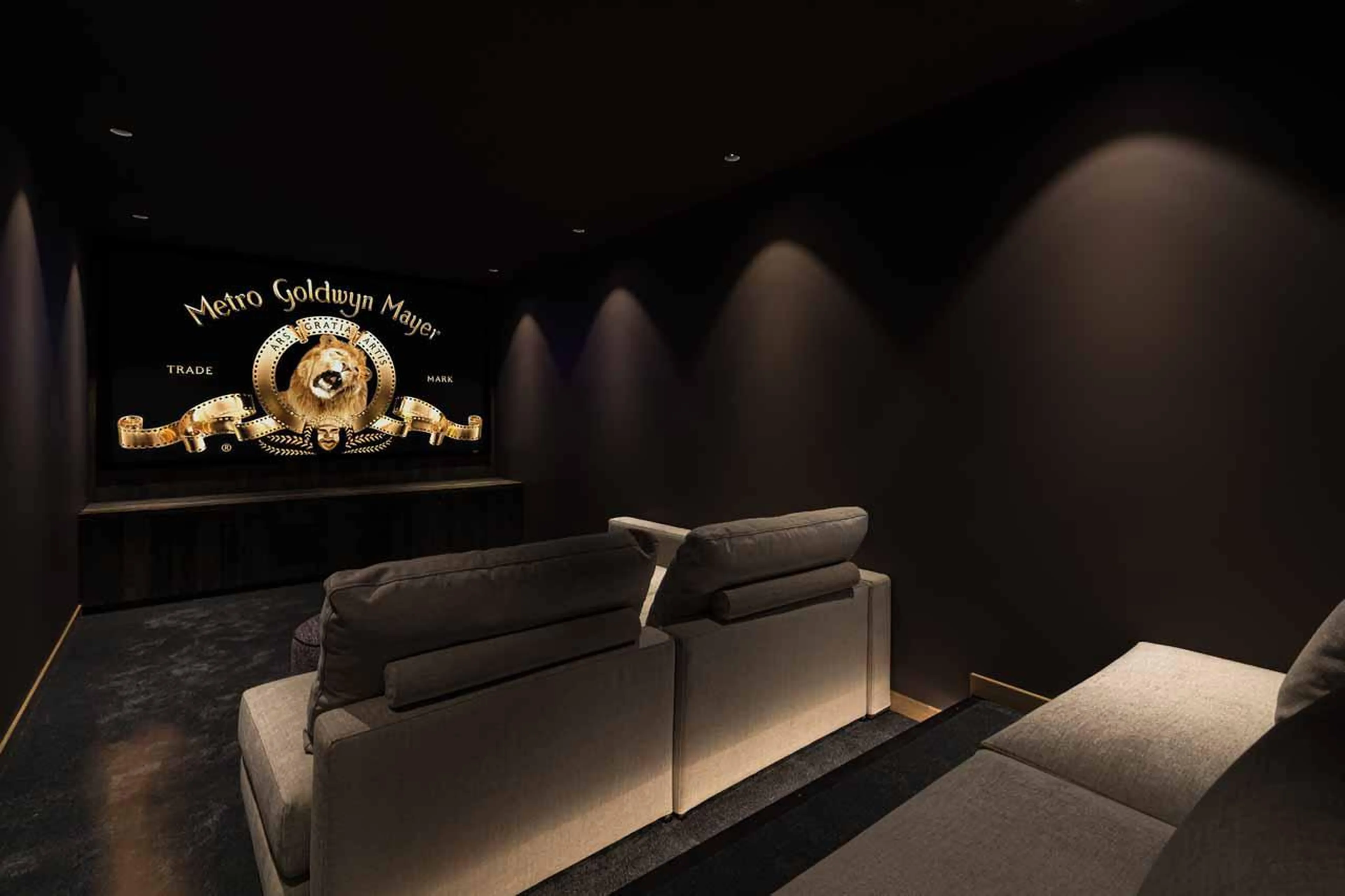 Cinema room at Chalet Kandahar in Courchevel 1550