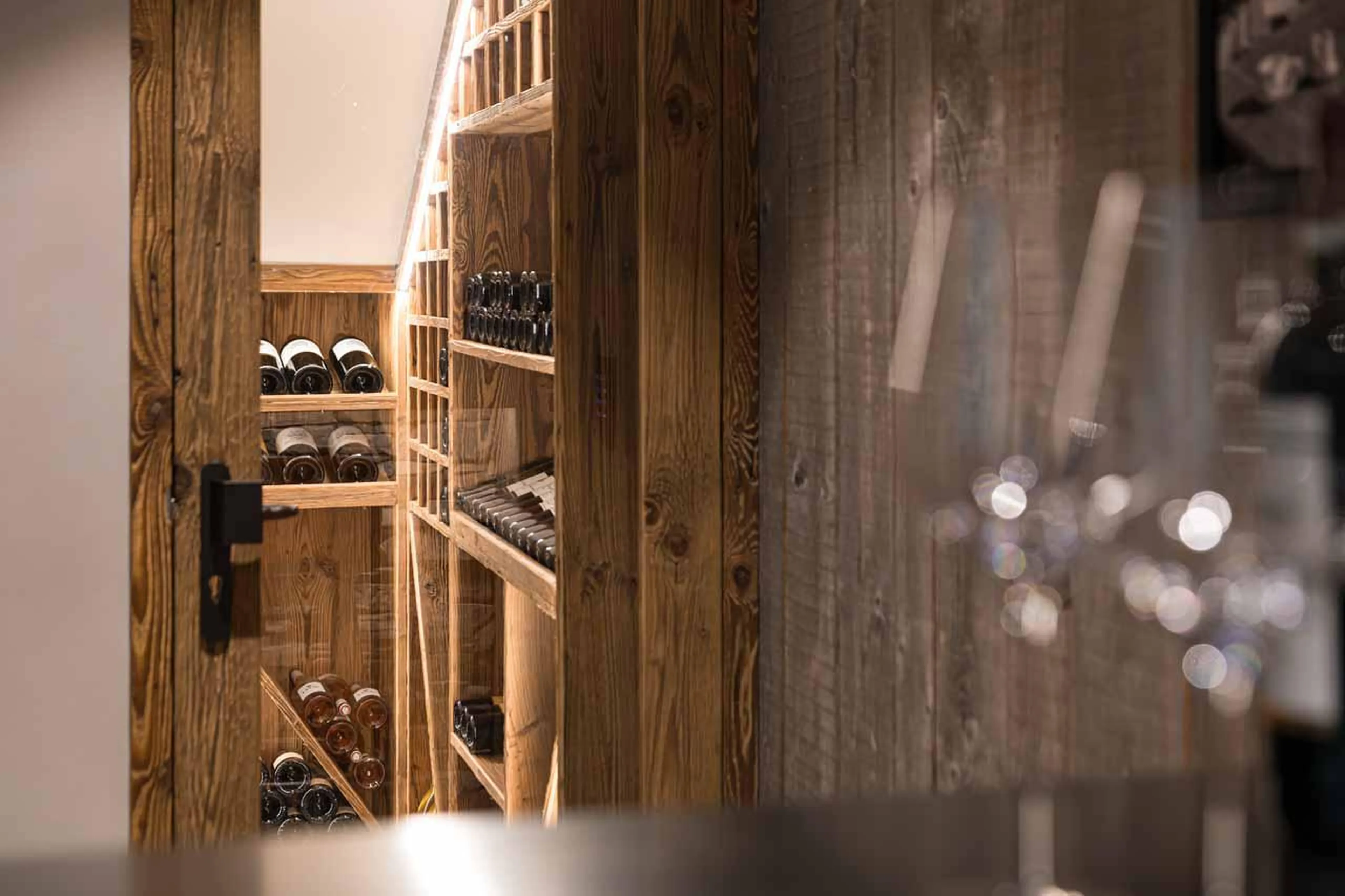 Wine cellar at Chalet Kandahar in Courchevel 1550