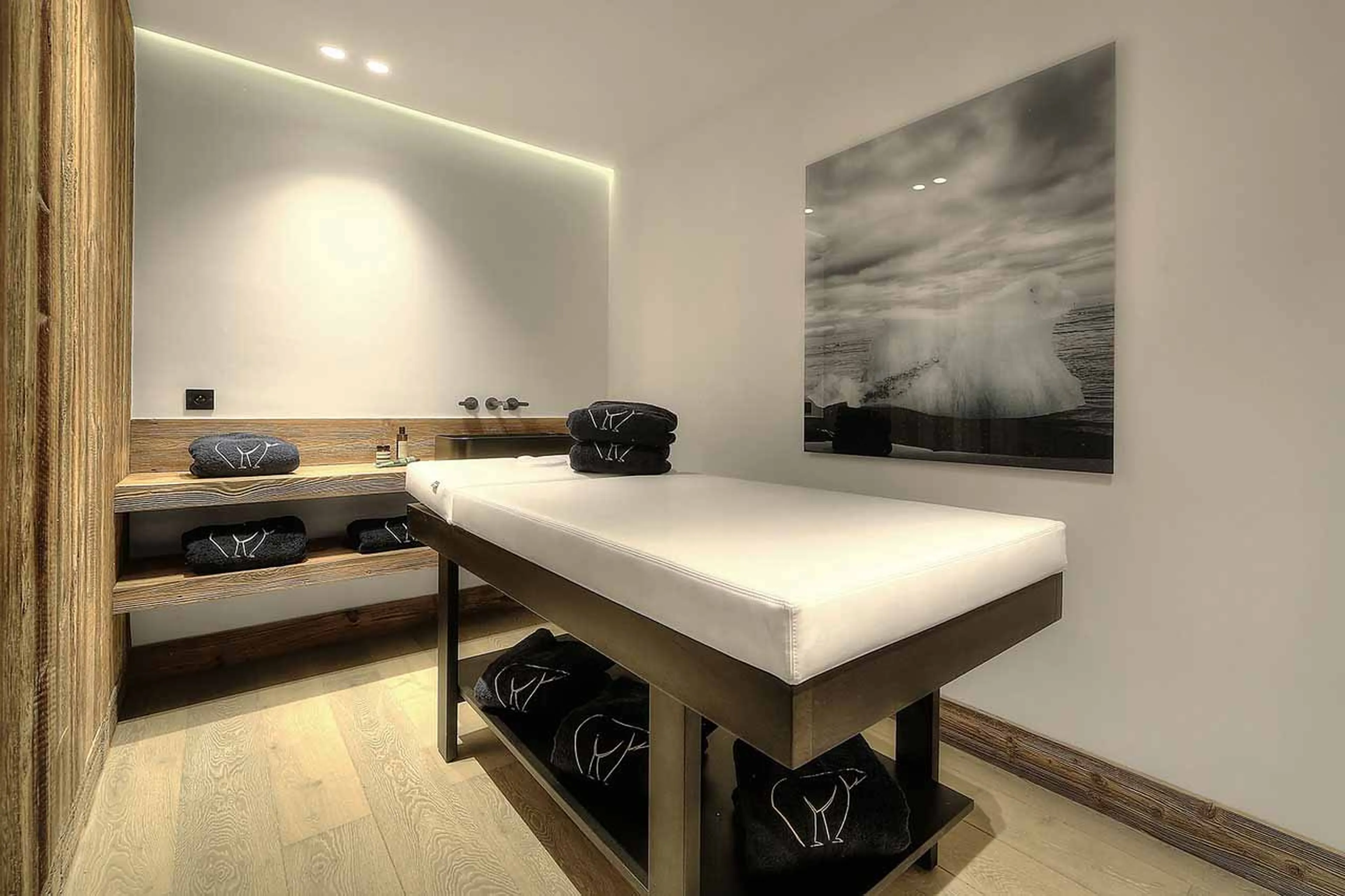 Massage room at Chalet Kantaa in Megeve