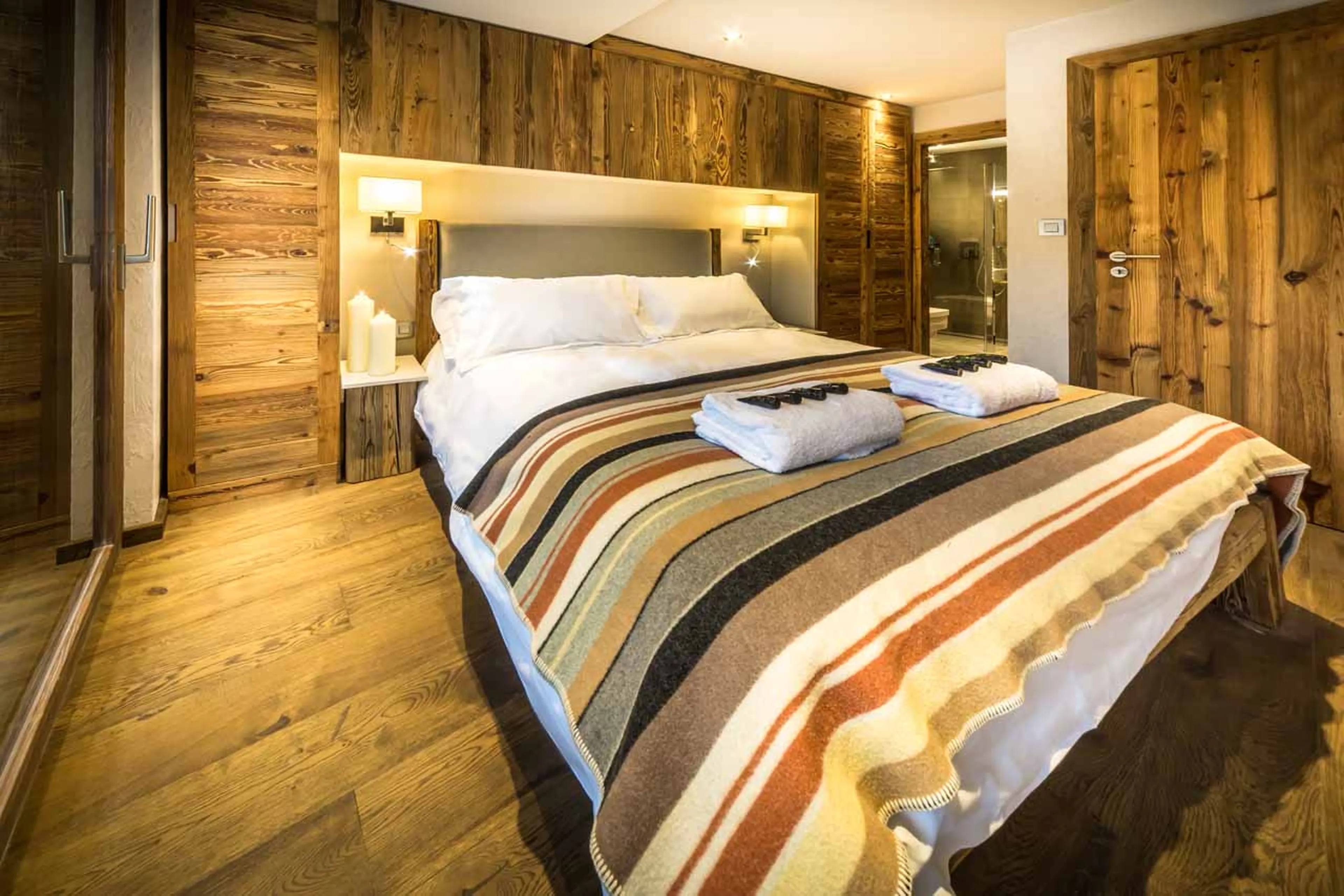 Bedroom 3 at Chalet Kapa in Morzine