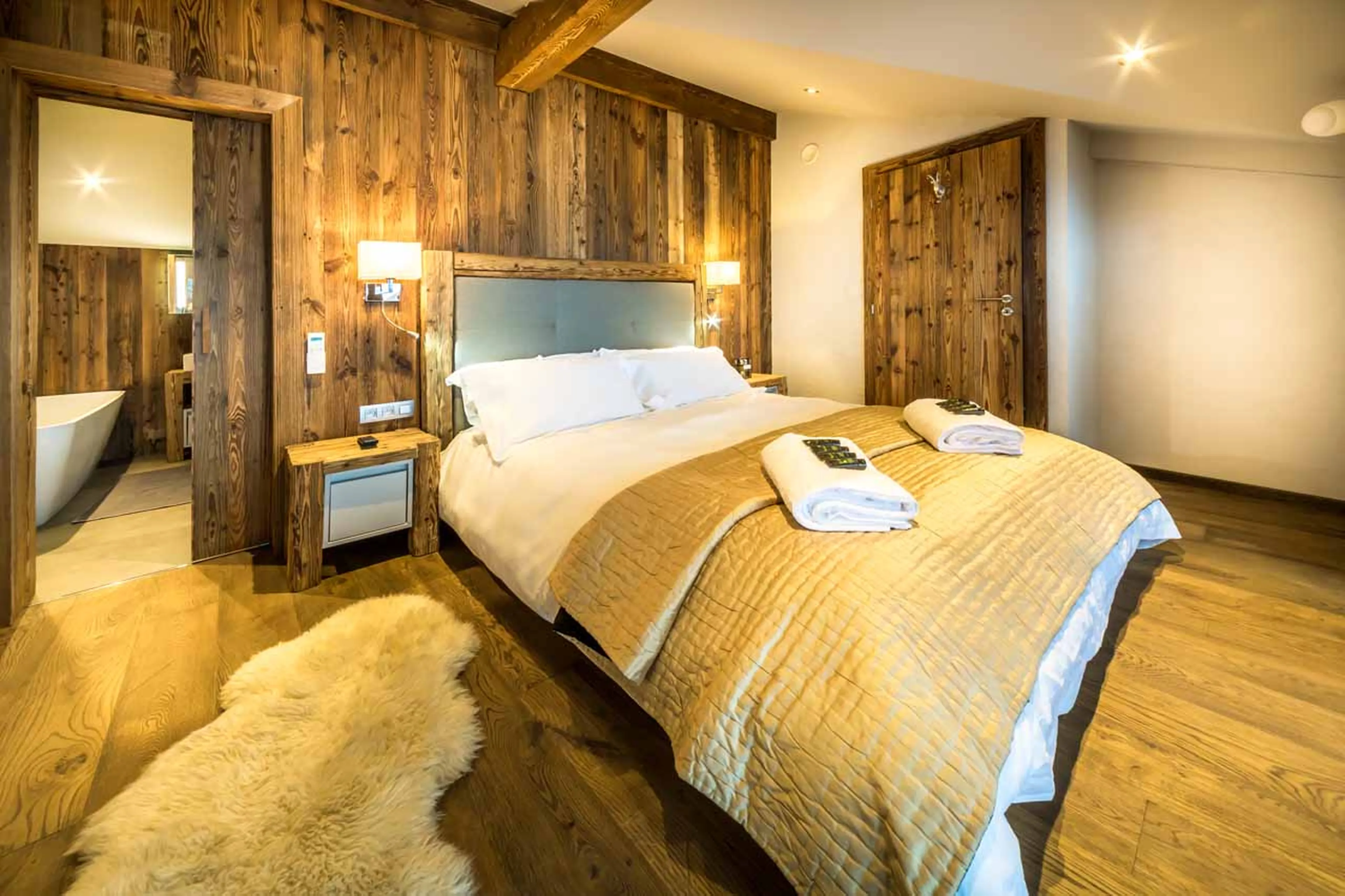 Bedroom 4 at Chalet Kapa in Morzine