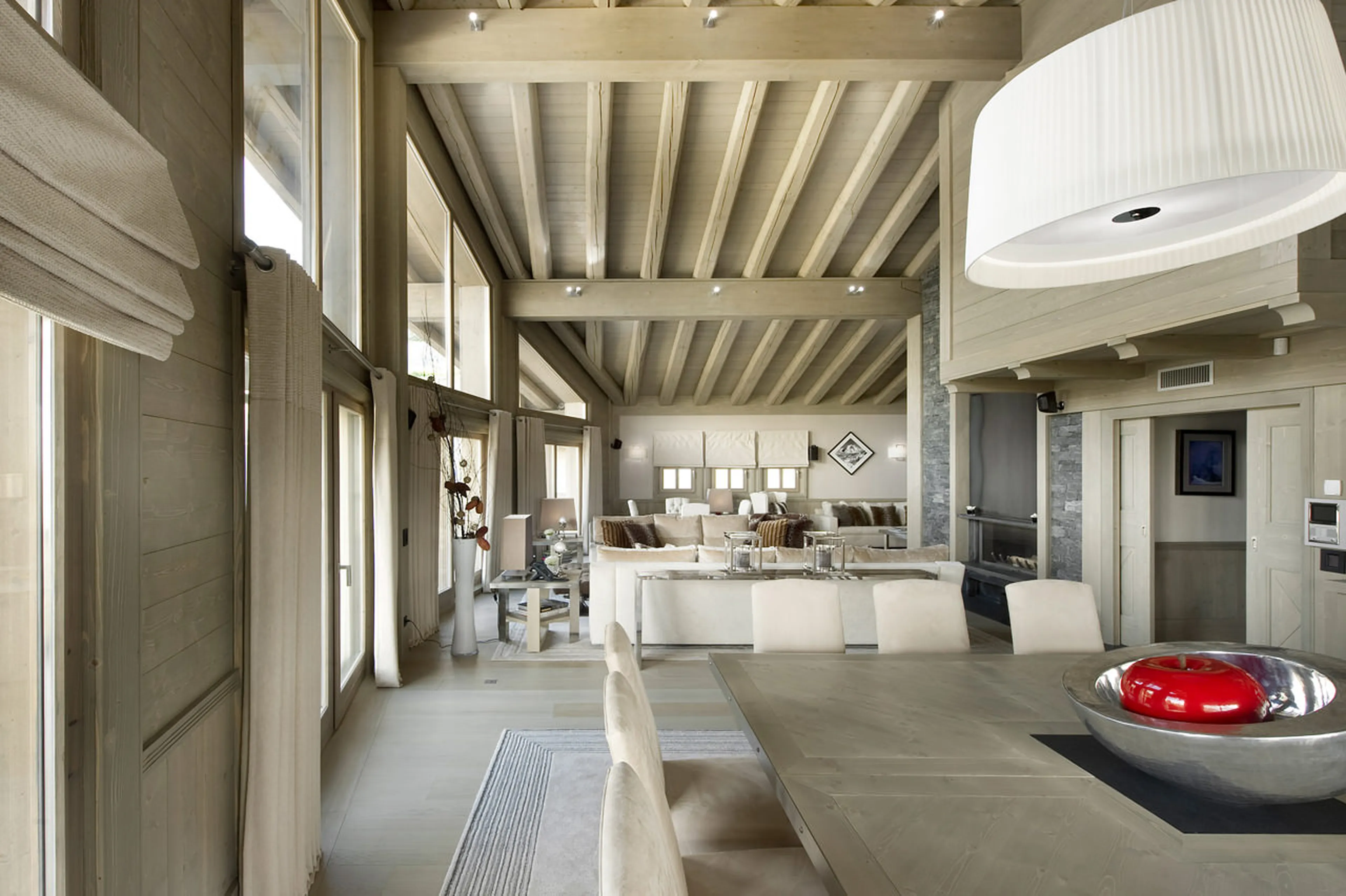 Dining area at Chalet Karakoram in Courchevel 1850