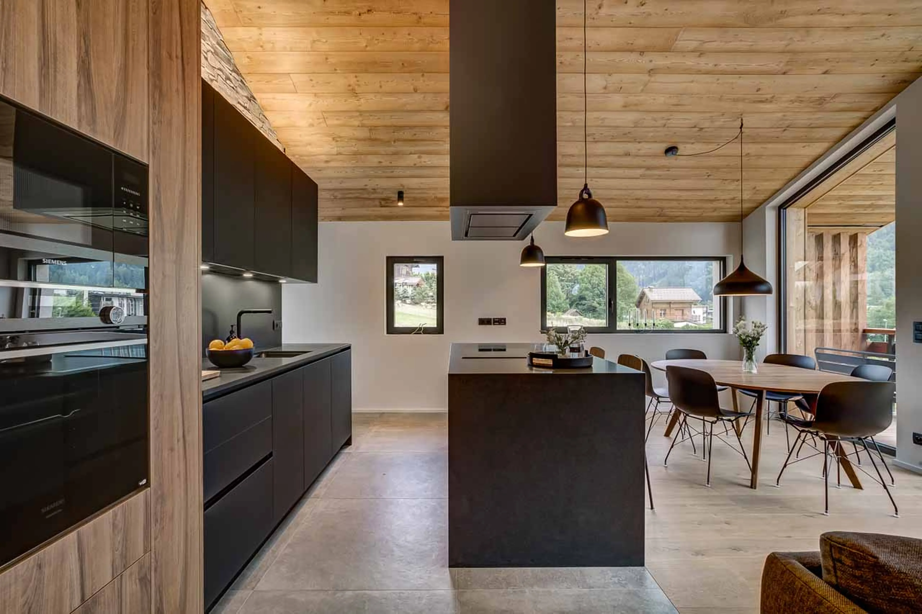 Kitchen at Chalet Kea in Chamonix