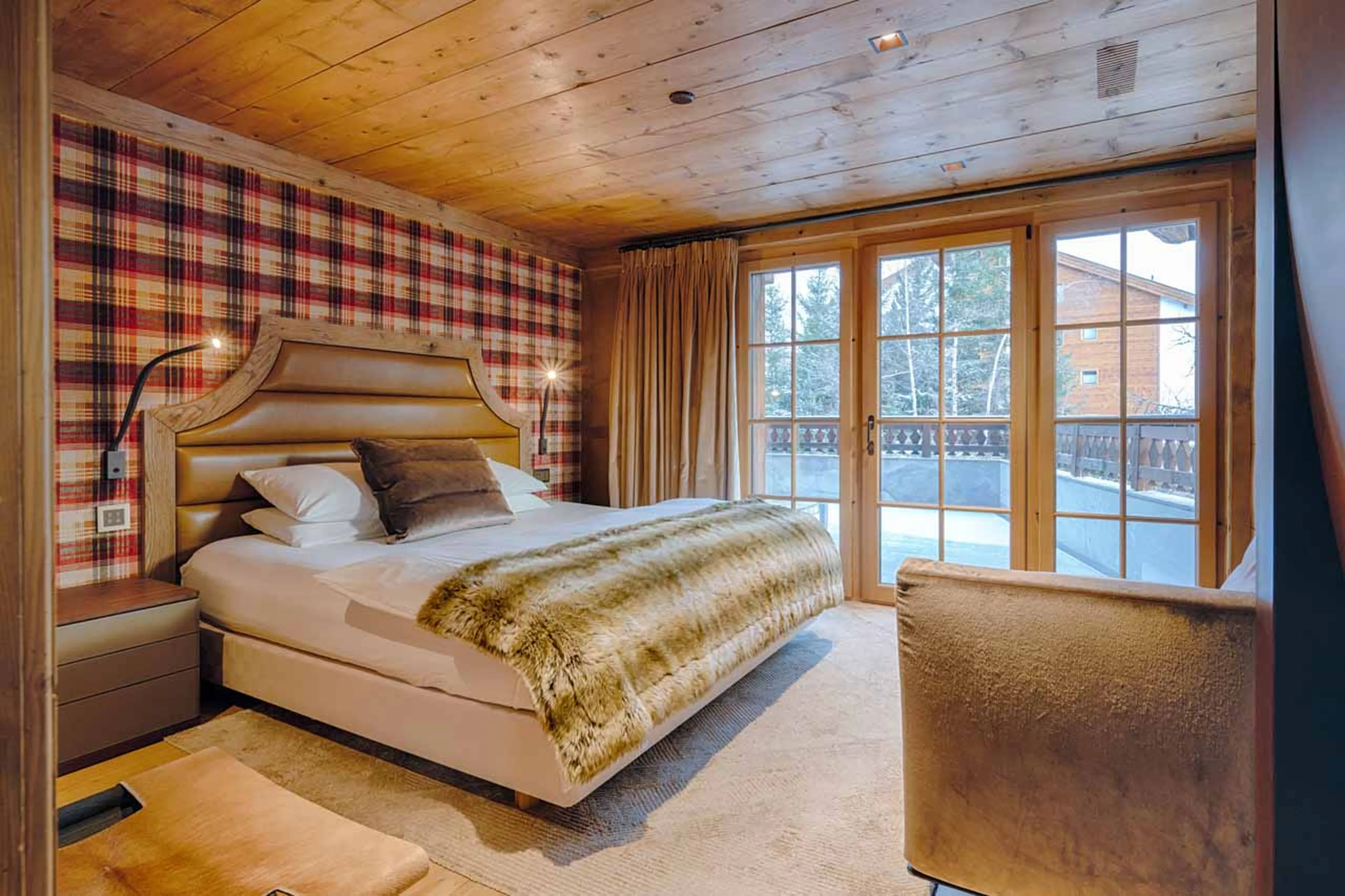 Bedroom 2 at Chalet Kemaura in Zermatt