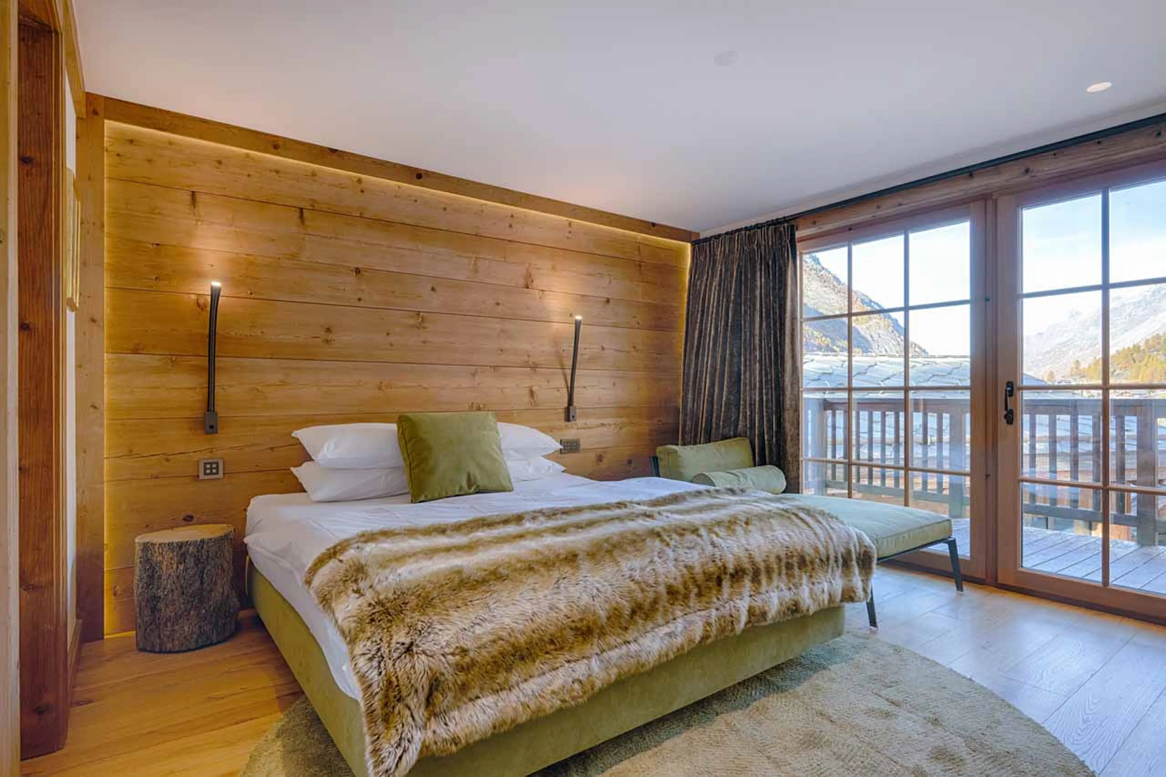 Bedroom 5 at Chalet Kemaura in Zermatt