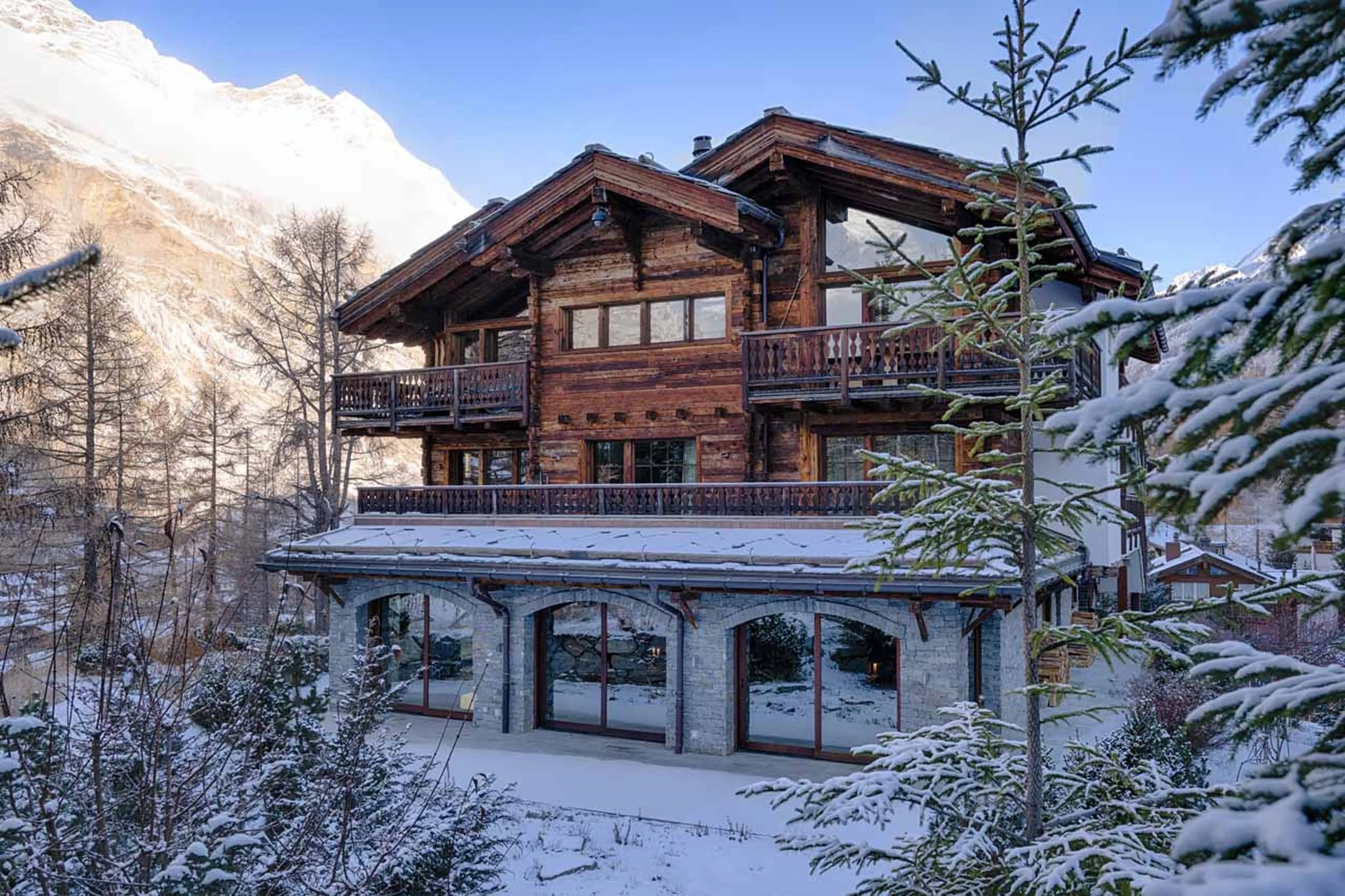 Exterior of Chalet Kemaura in Zermatt