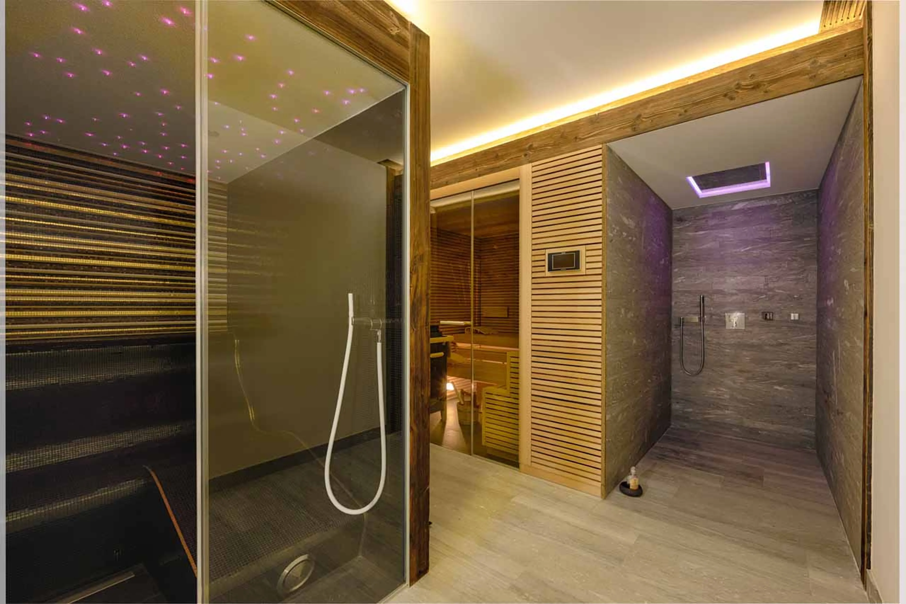 Spa facilities at Chalet Kemaura in Zermatt