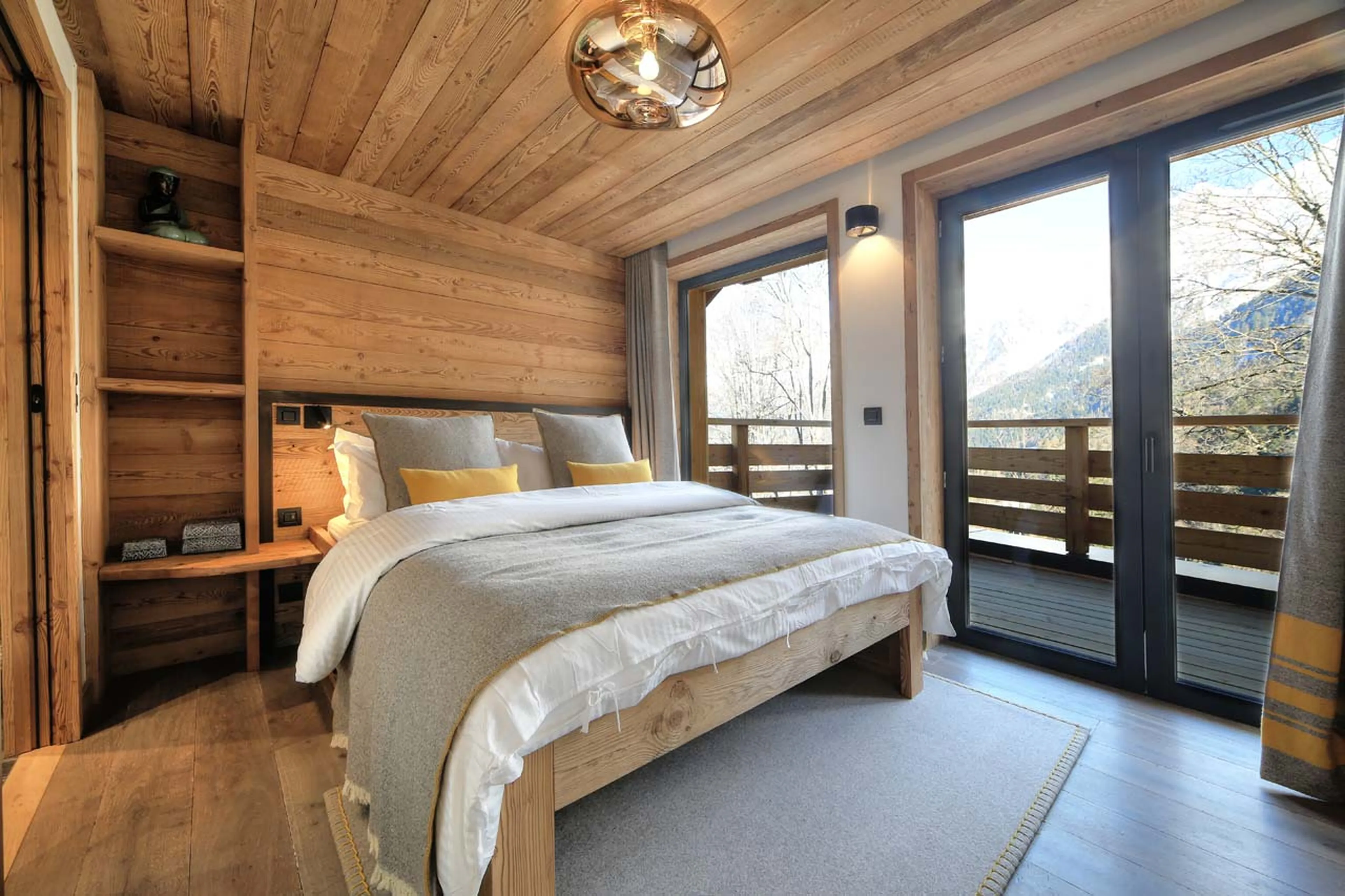 Bedroom three at Chalet Kuma in Chamonix