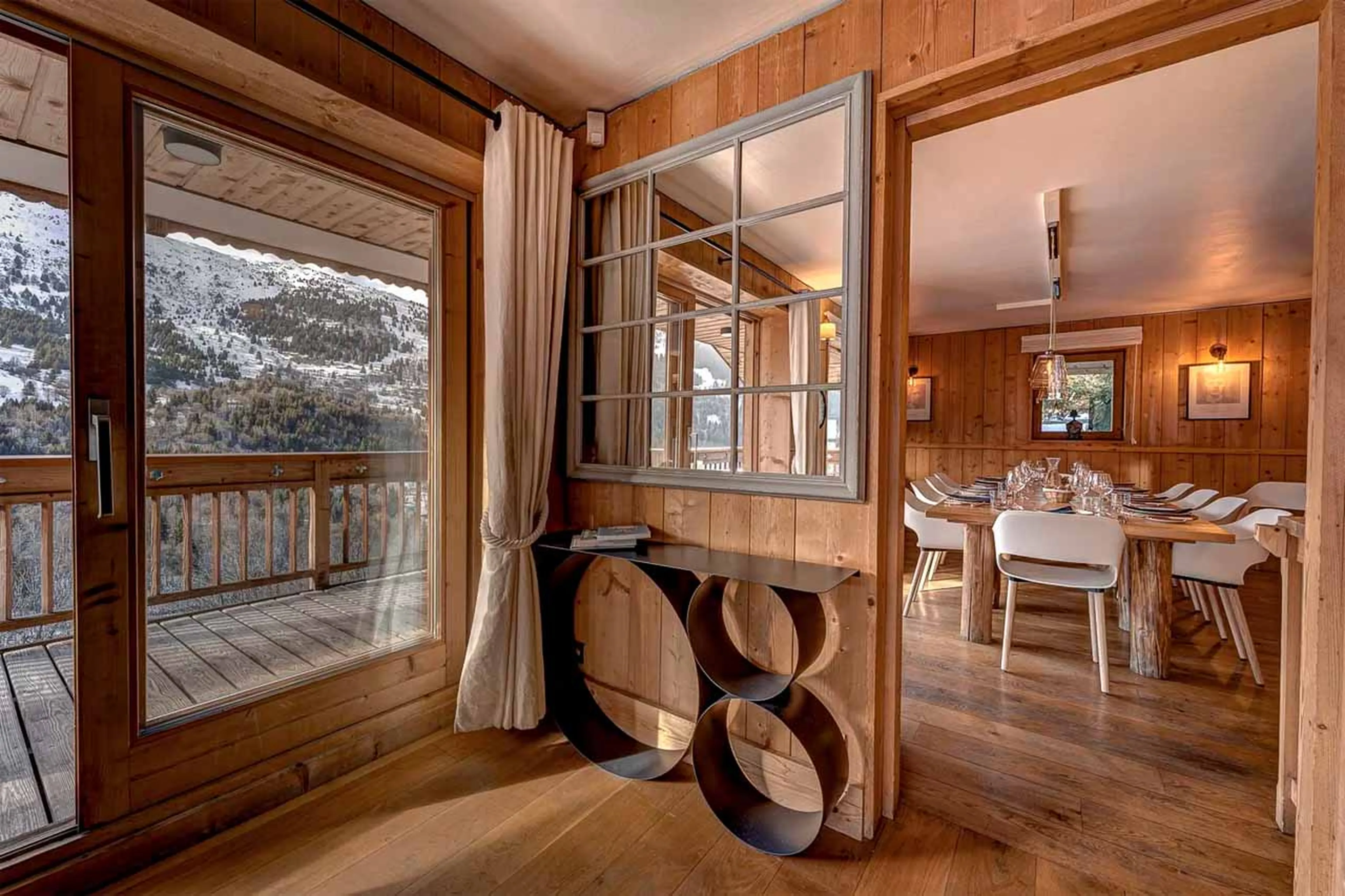Baclony access at Chalet La Chouette in Meribel
