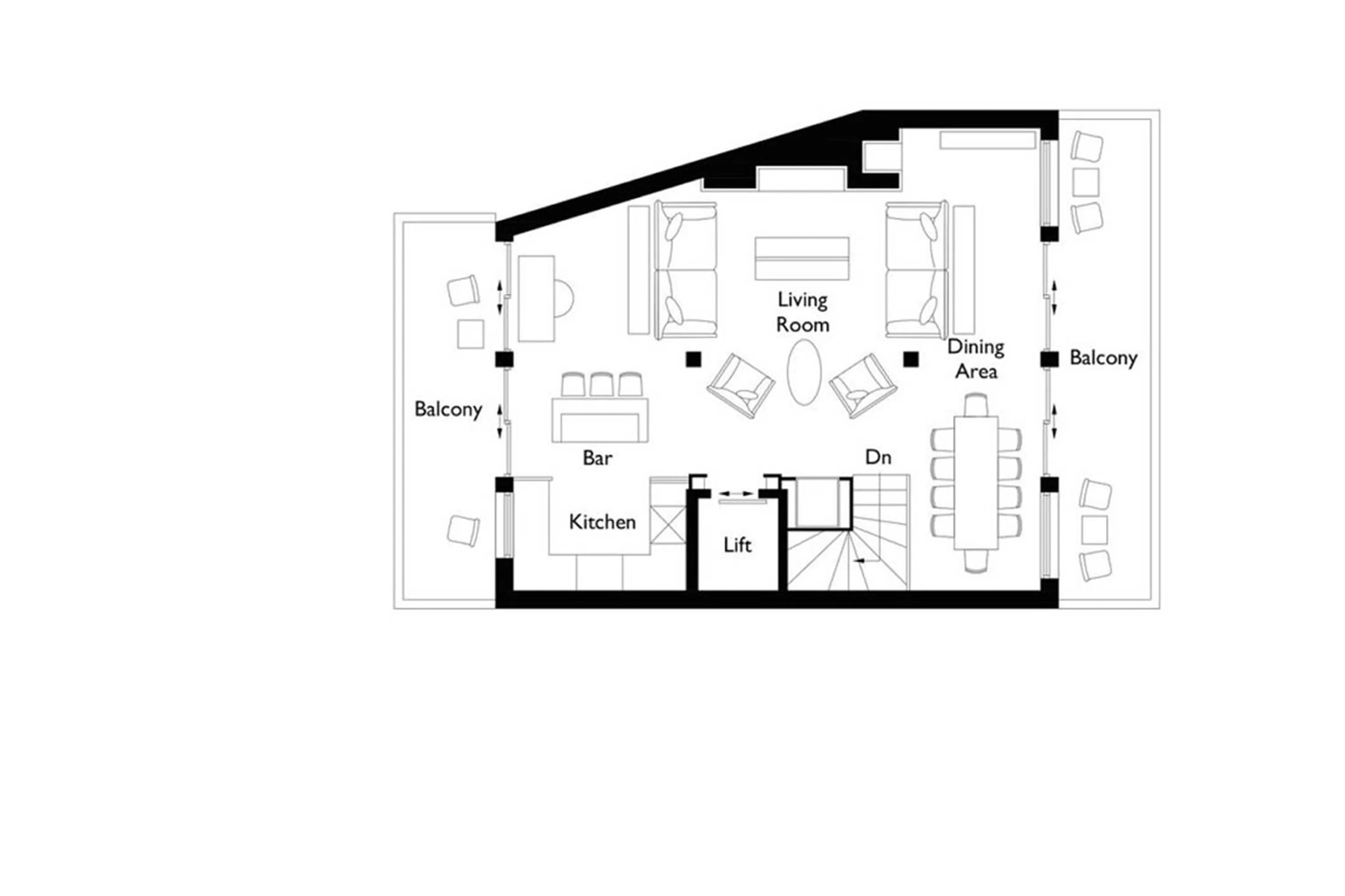 Level 3 at Chalet La Colombe in Courchevel 1850