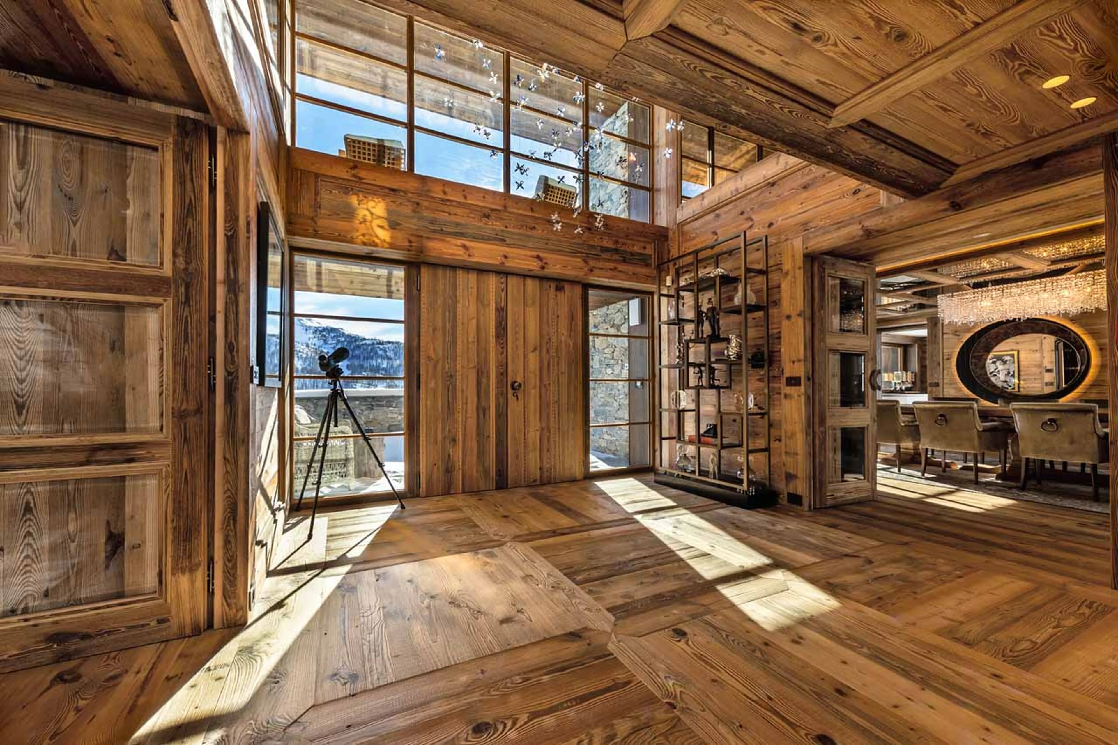 Hallway at Chalet La Fenice in Breuil-Cervinia