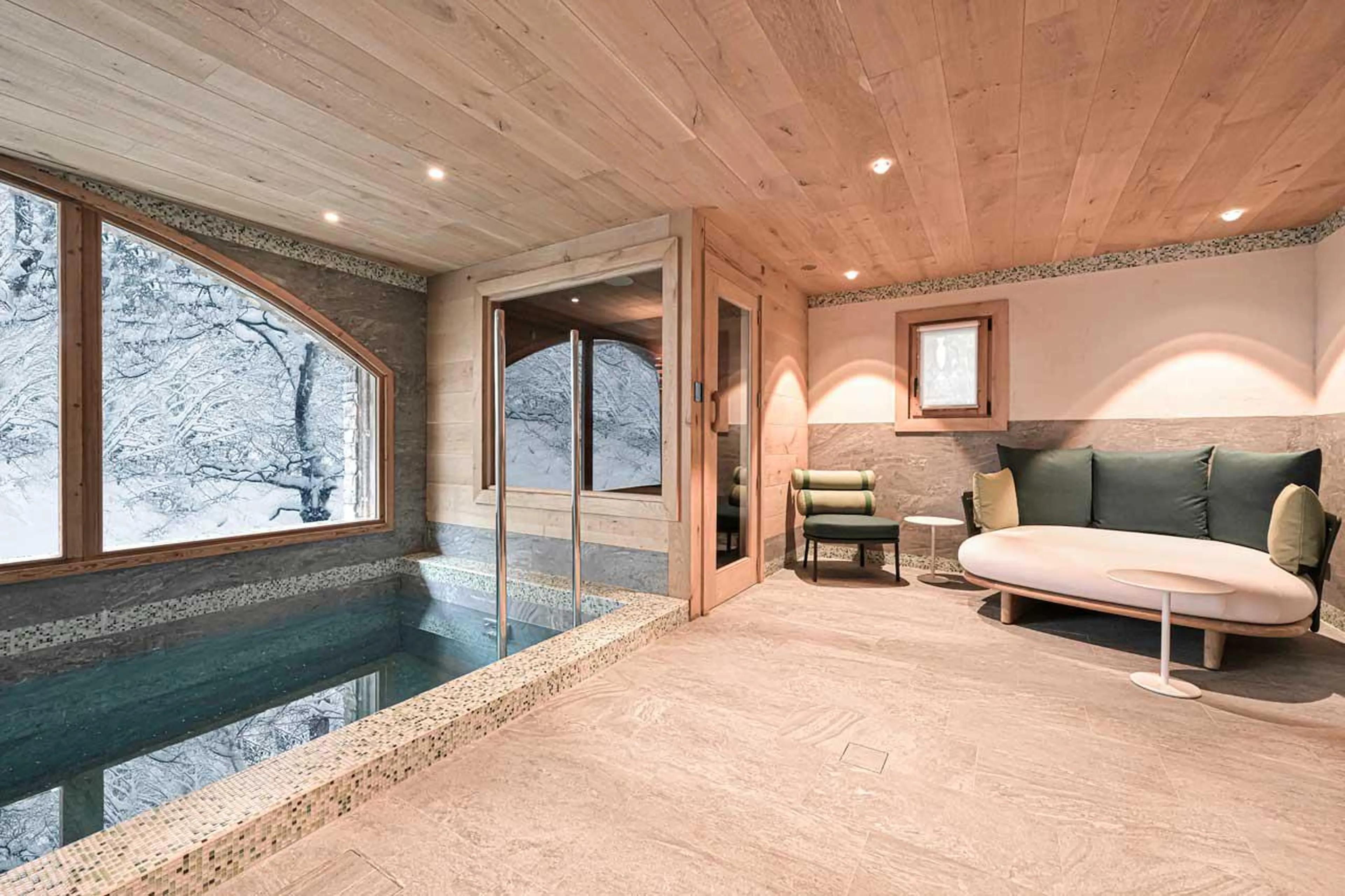 Indoor pool at Chalet La Grange in Val d'Isere