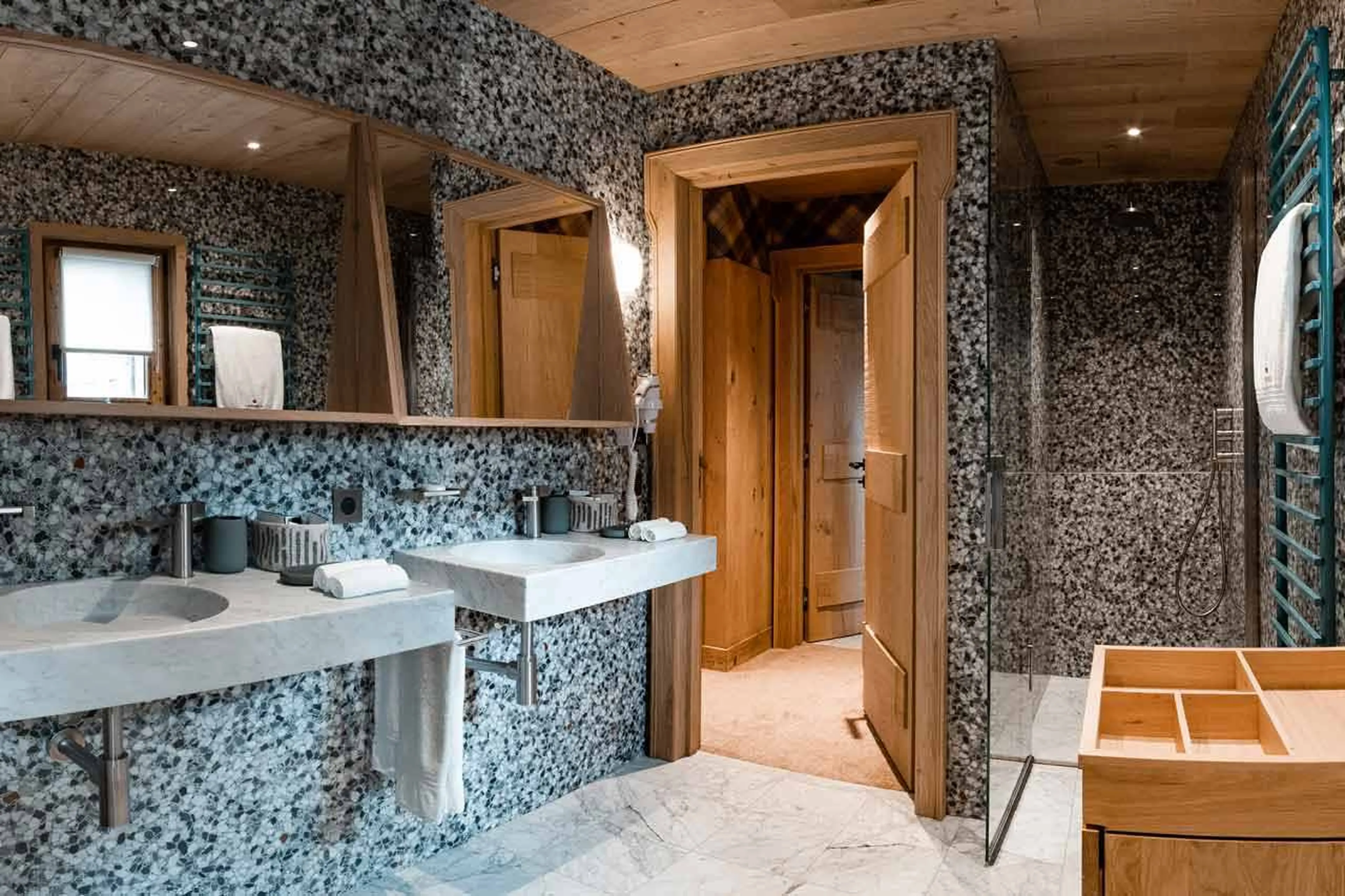 Bathroom two at Chalet La Grange in Val d'Isere