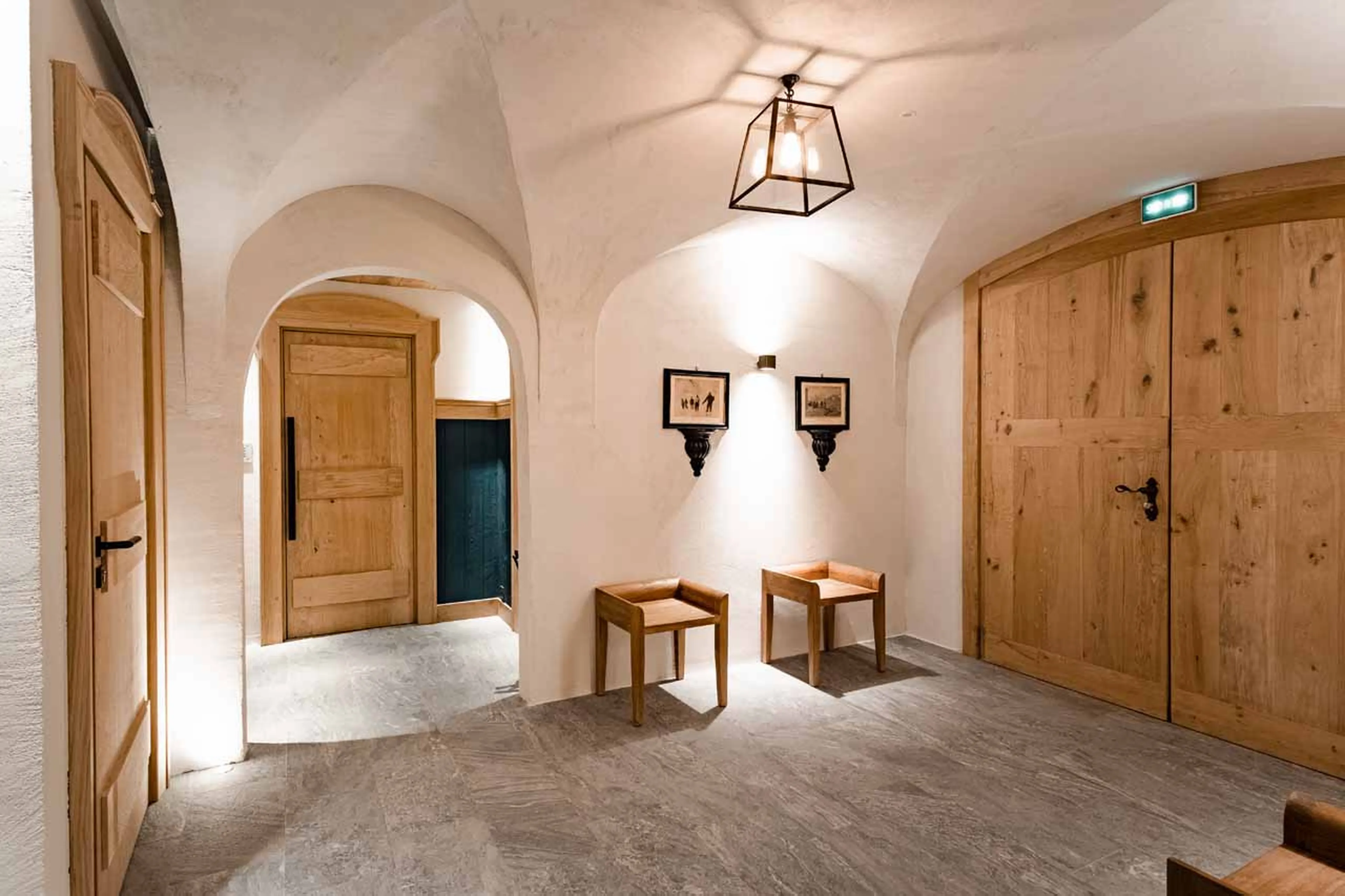Entrance hall at Chalet La Grange in Val d'Isere