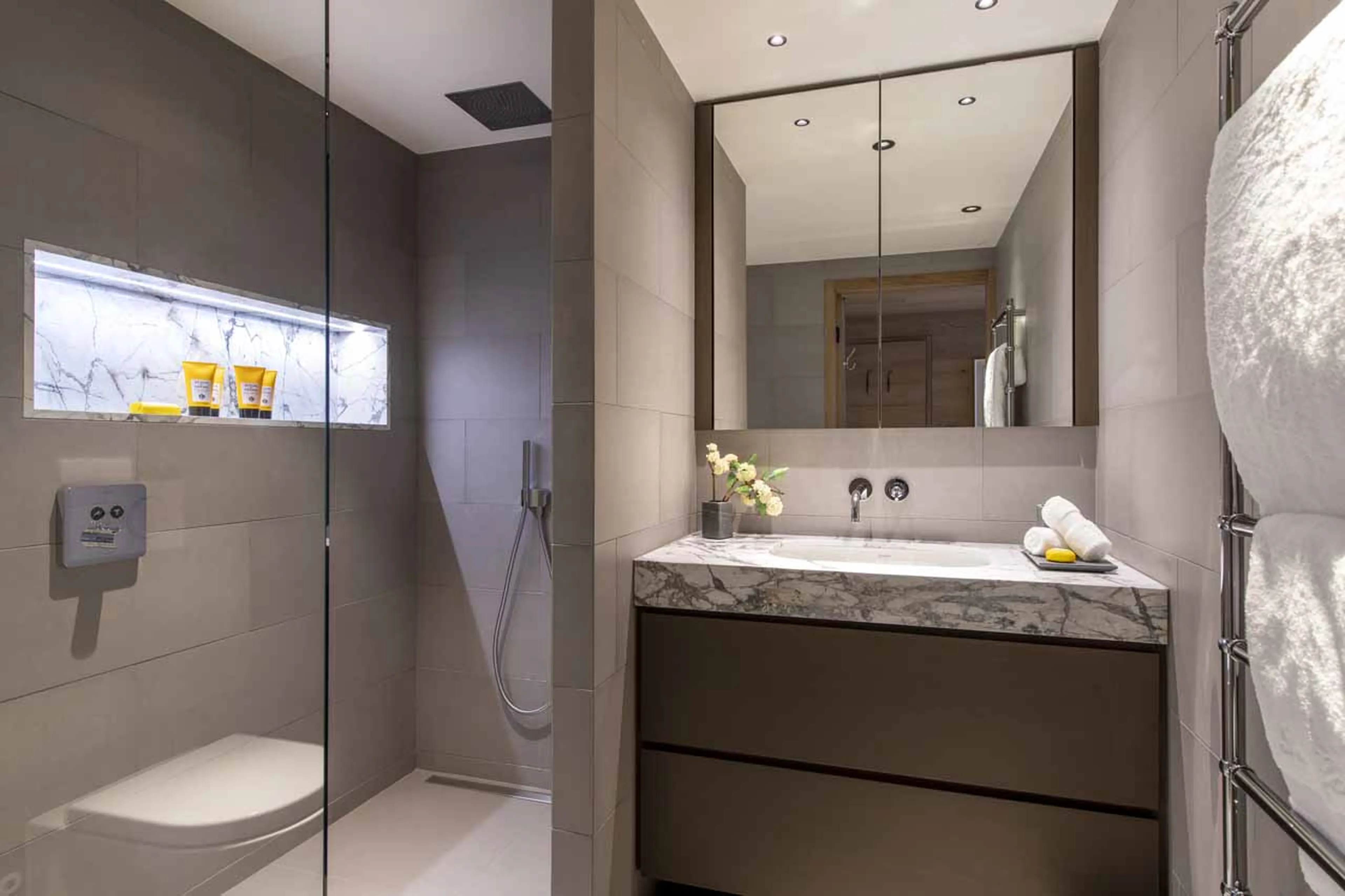 Bathroom four at Chalet La Loze in Meribel