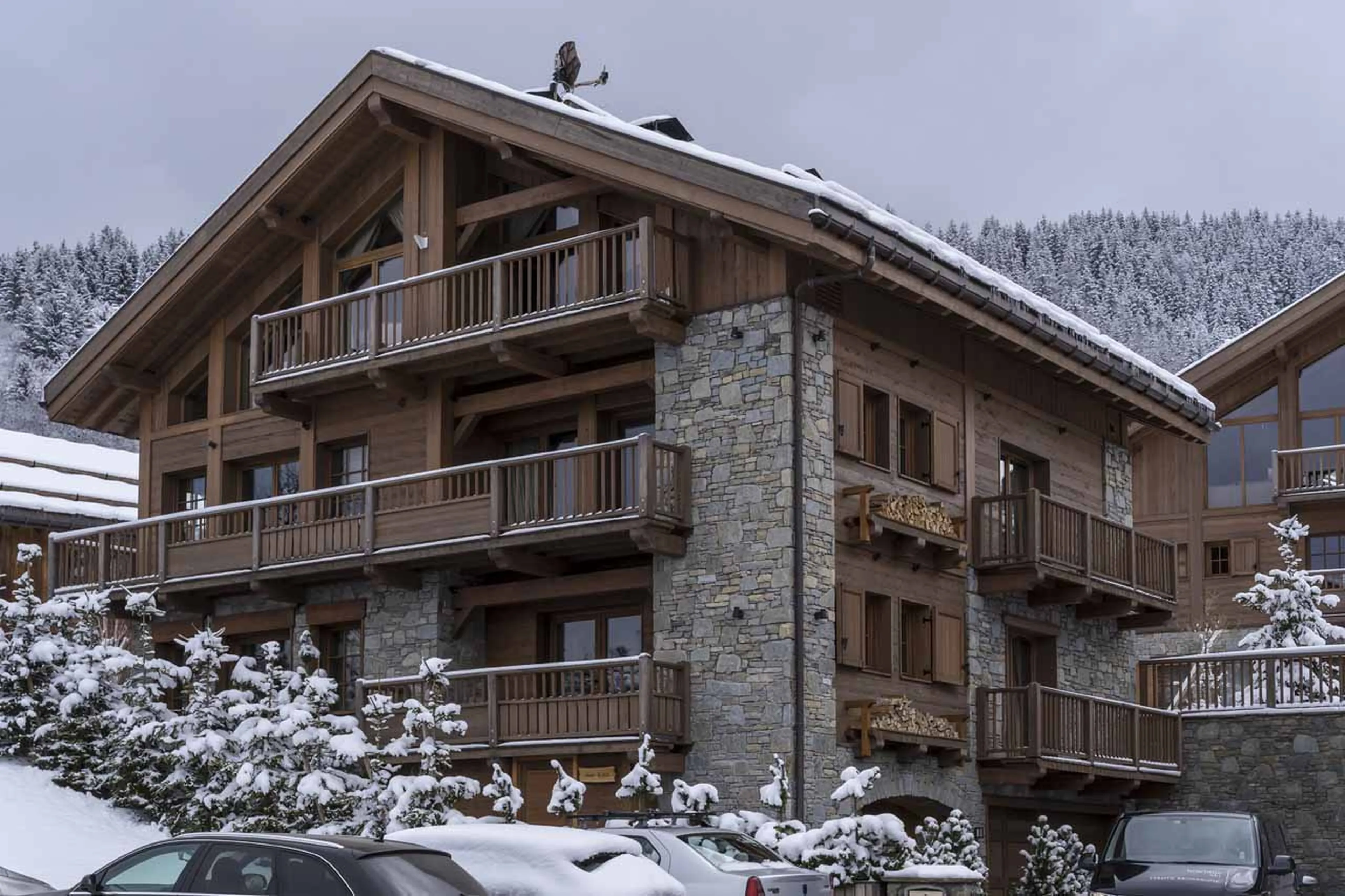 Exterior of Chalet La Loze in Meribel