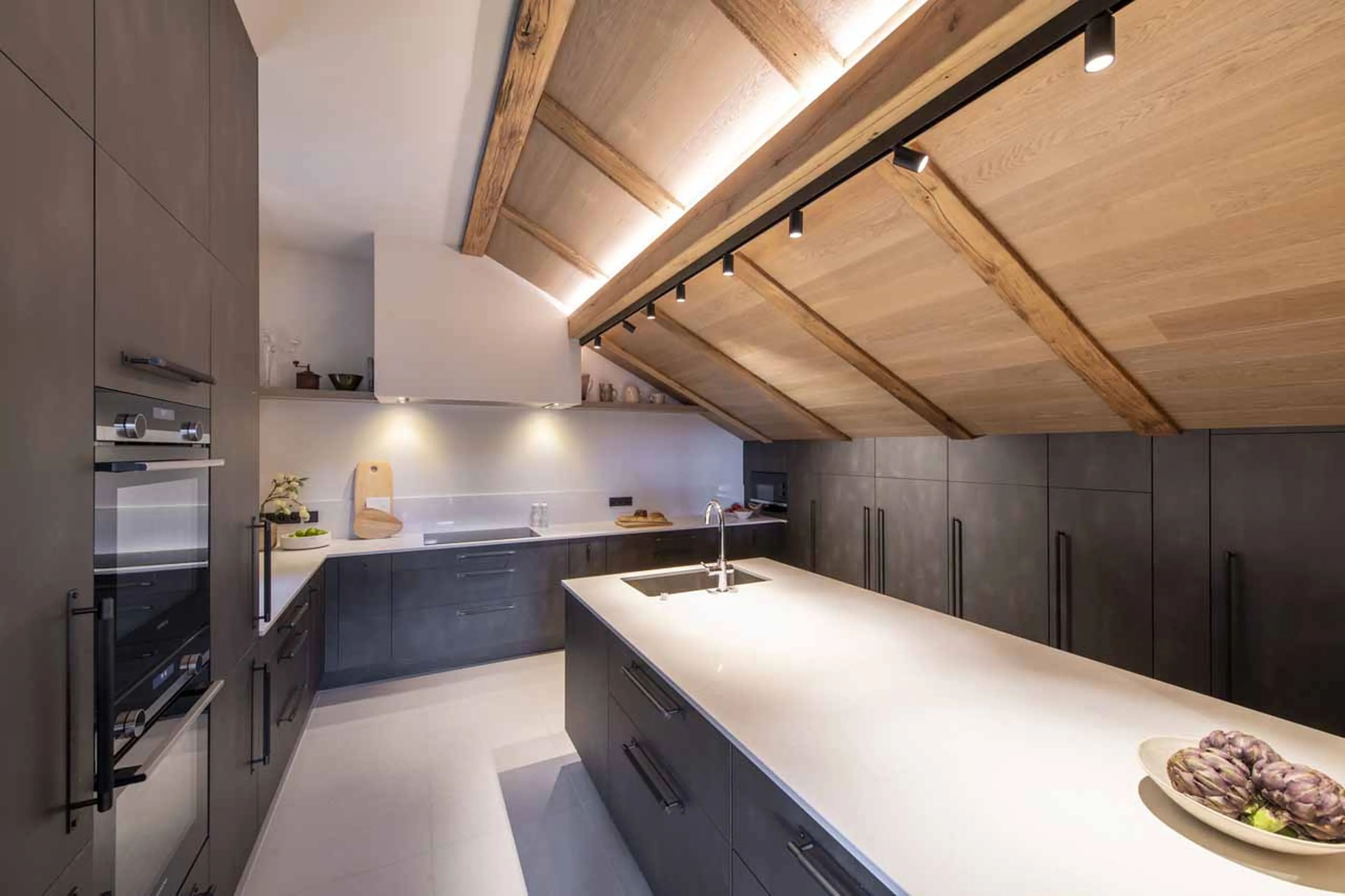 Kitchen at Chalet La Loze in Meribel