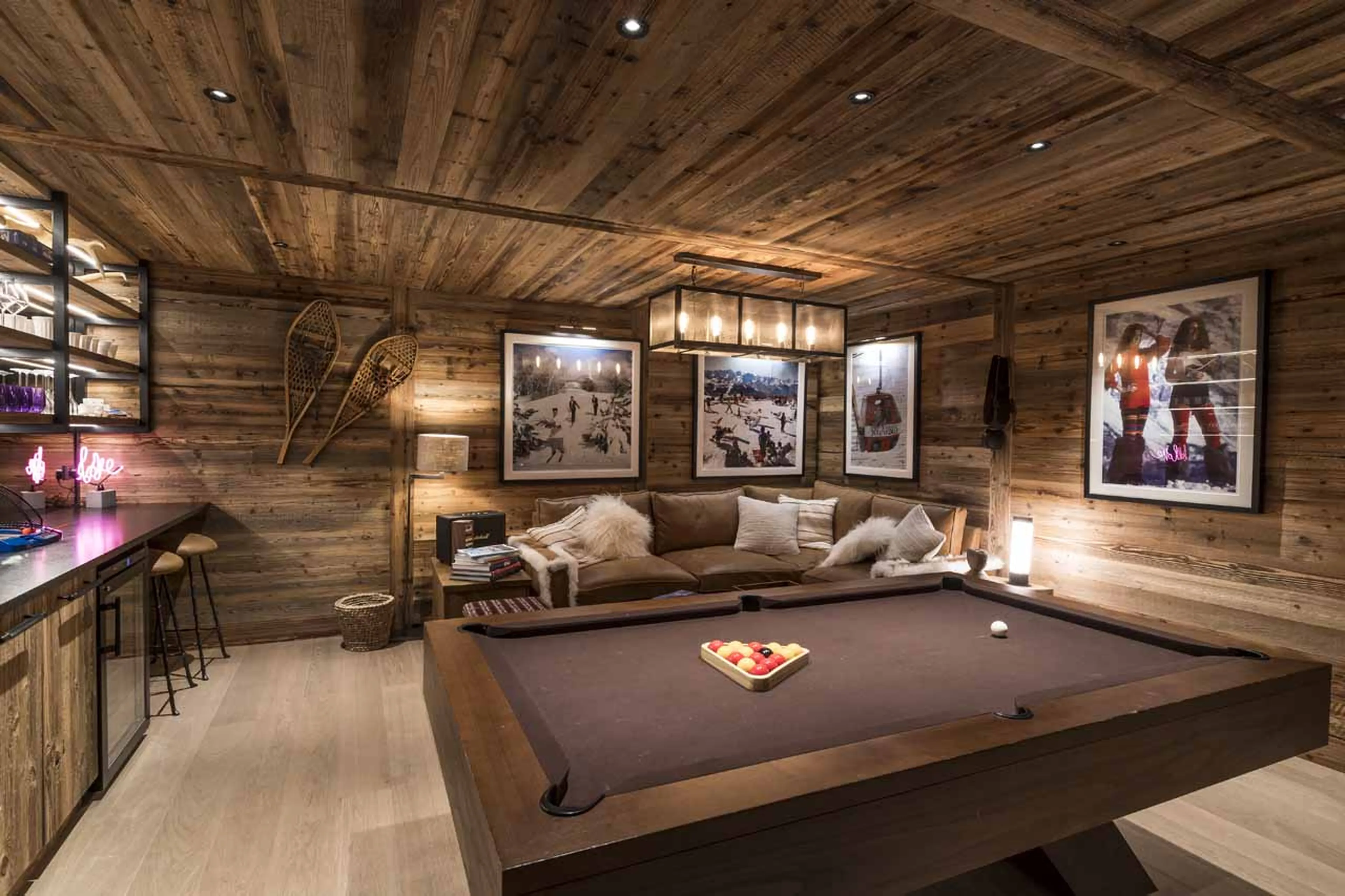 Pool table at Chalet La Loze in Meribel