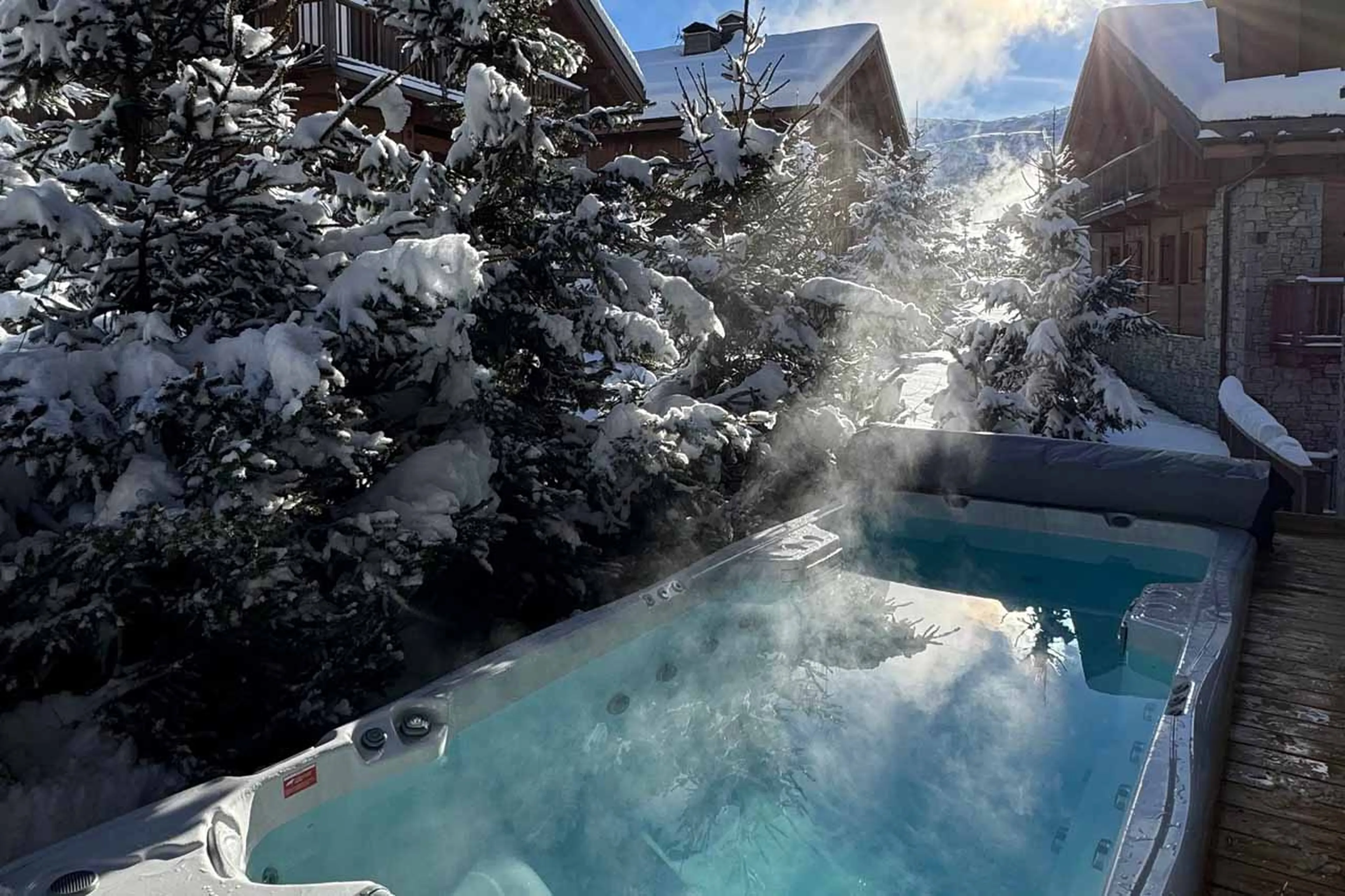 Jacuzzi at Chalet La Loze in Meribel