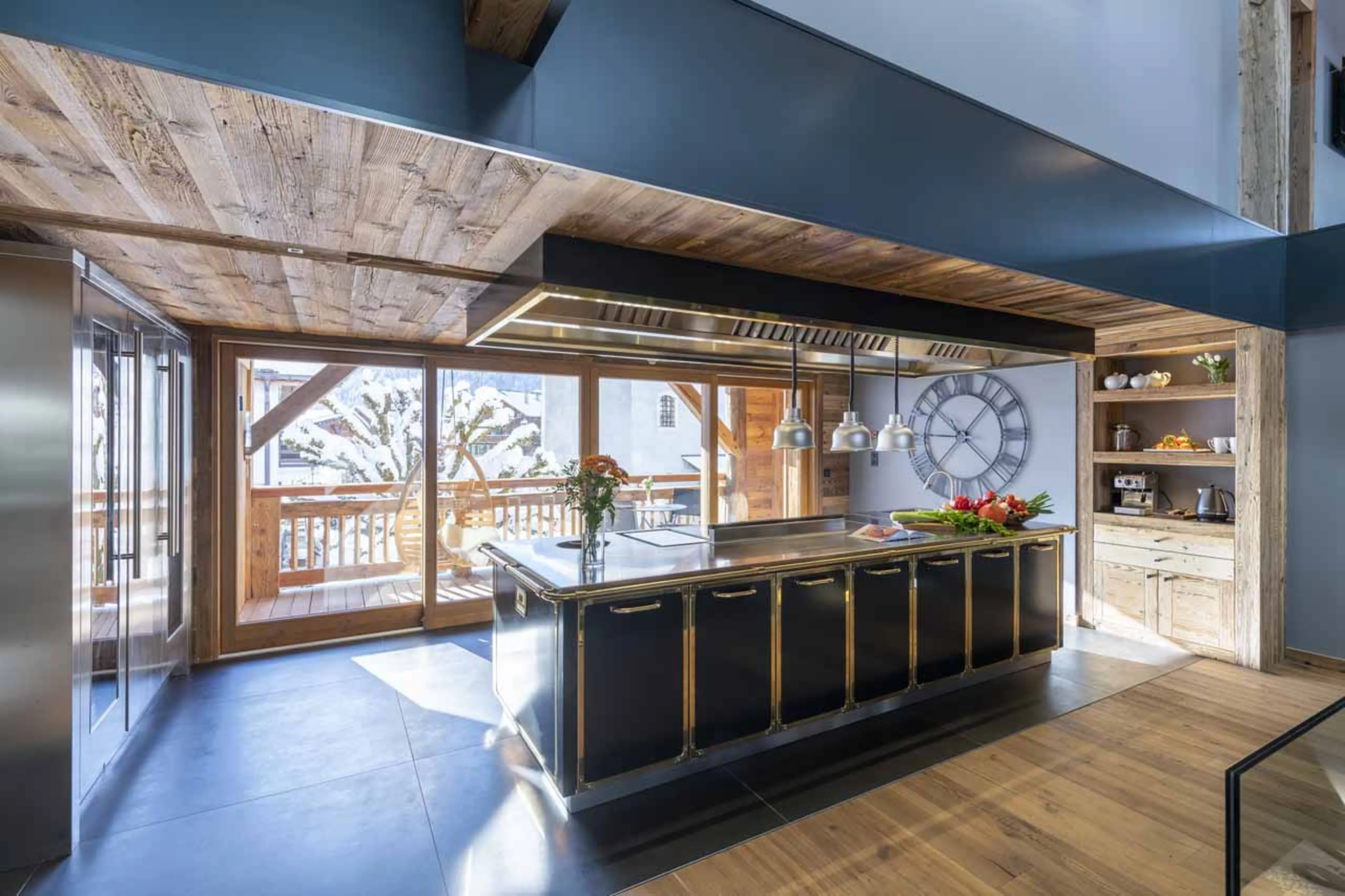 Kitchen at Chalet La Maison in Morzine