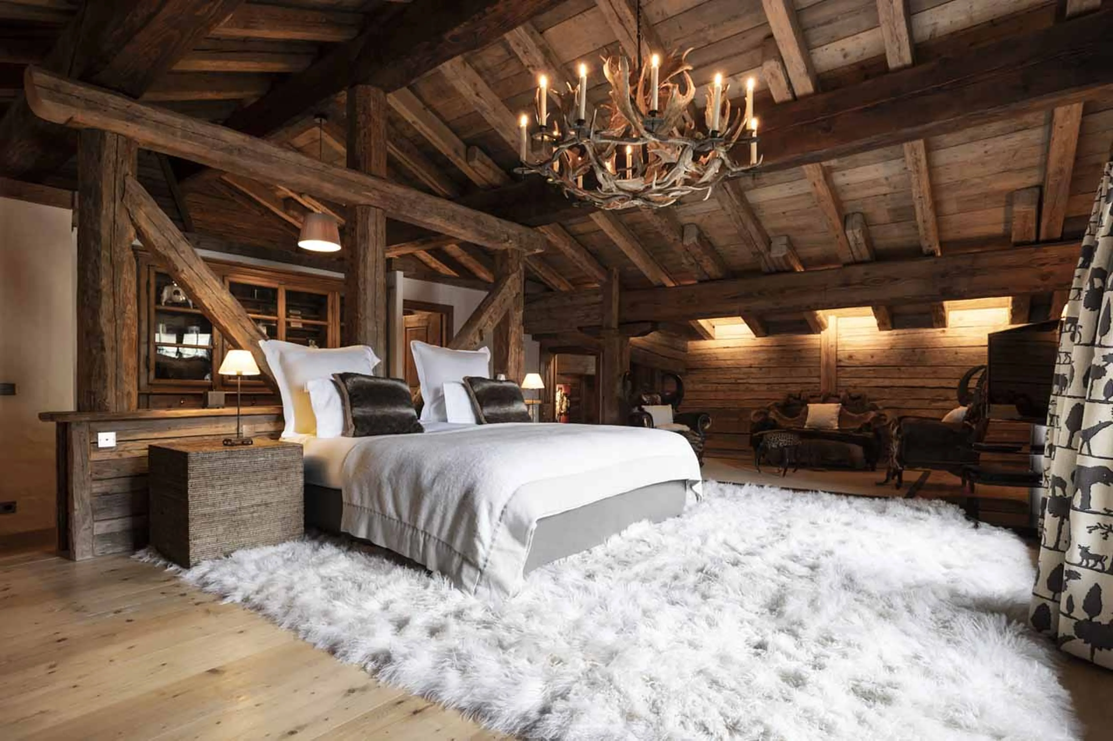 Bedroom 1 at Chalet La Reserve in Val d'Isere