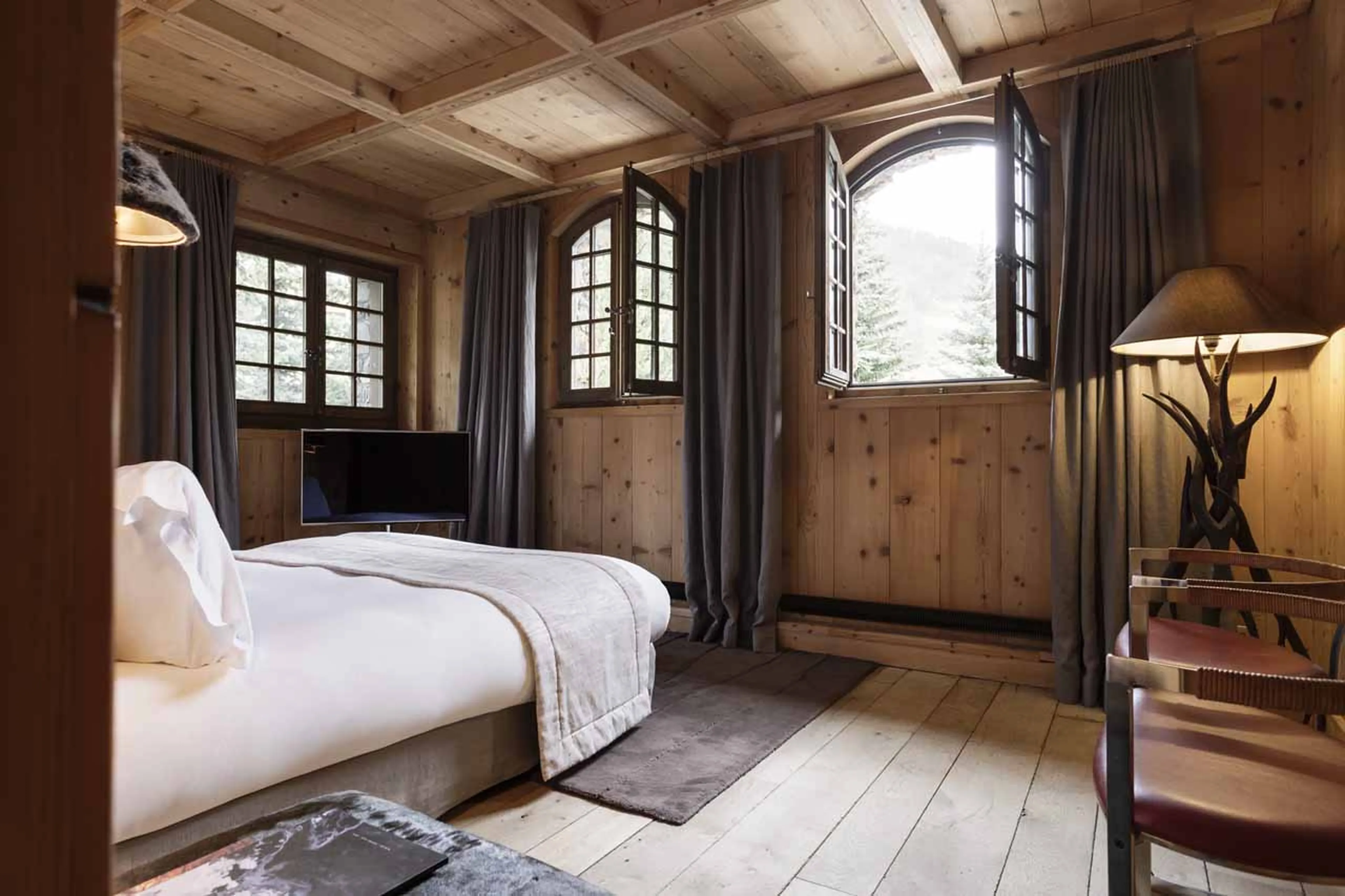 Bedroom 2 at Chalet La Reserve in Val d'Isere
