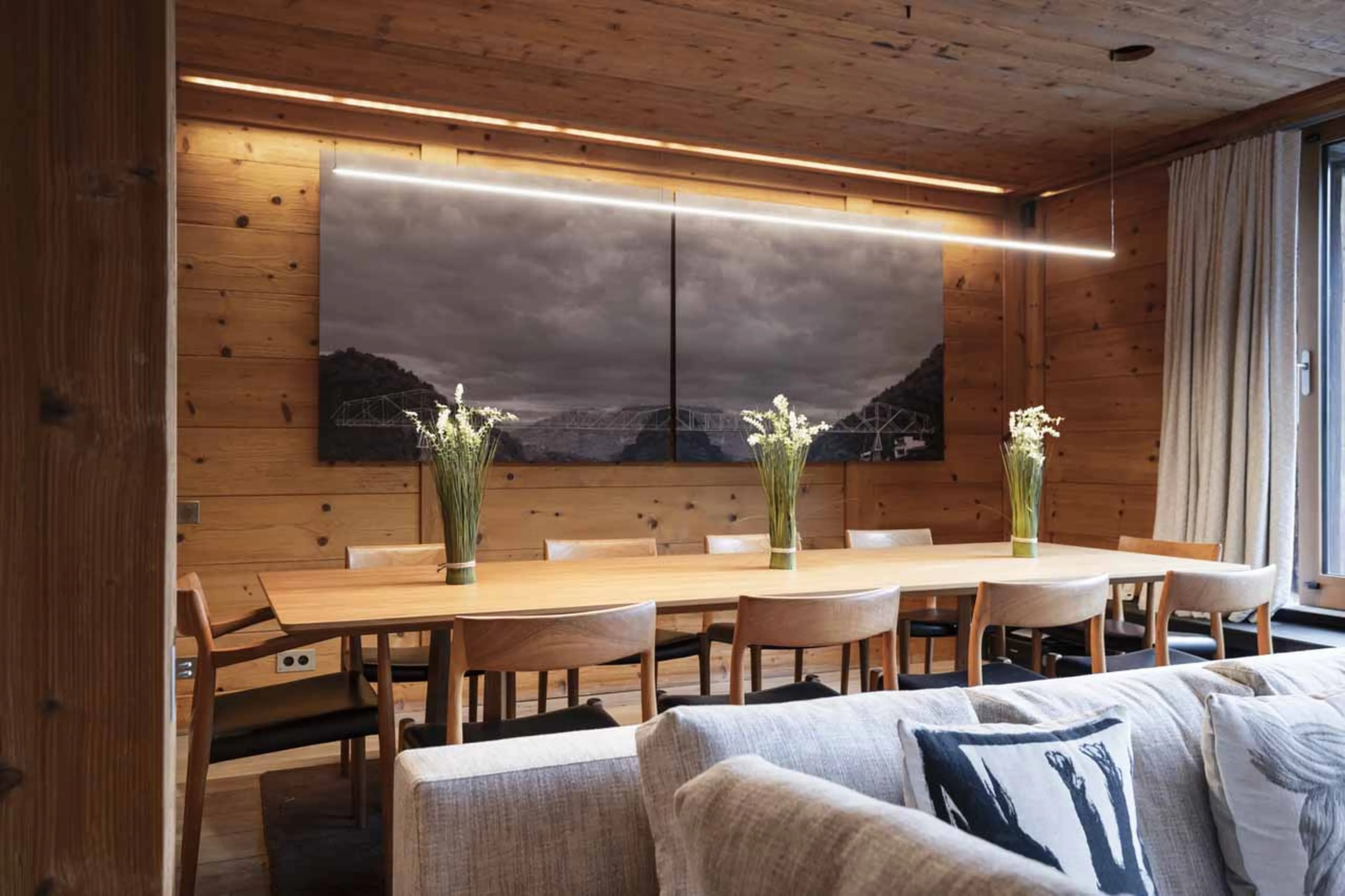 Dining area at Chalet La Reserve in Val d'Isere