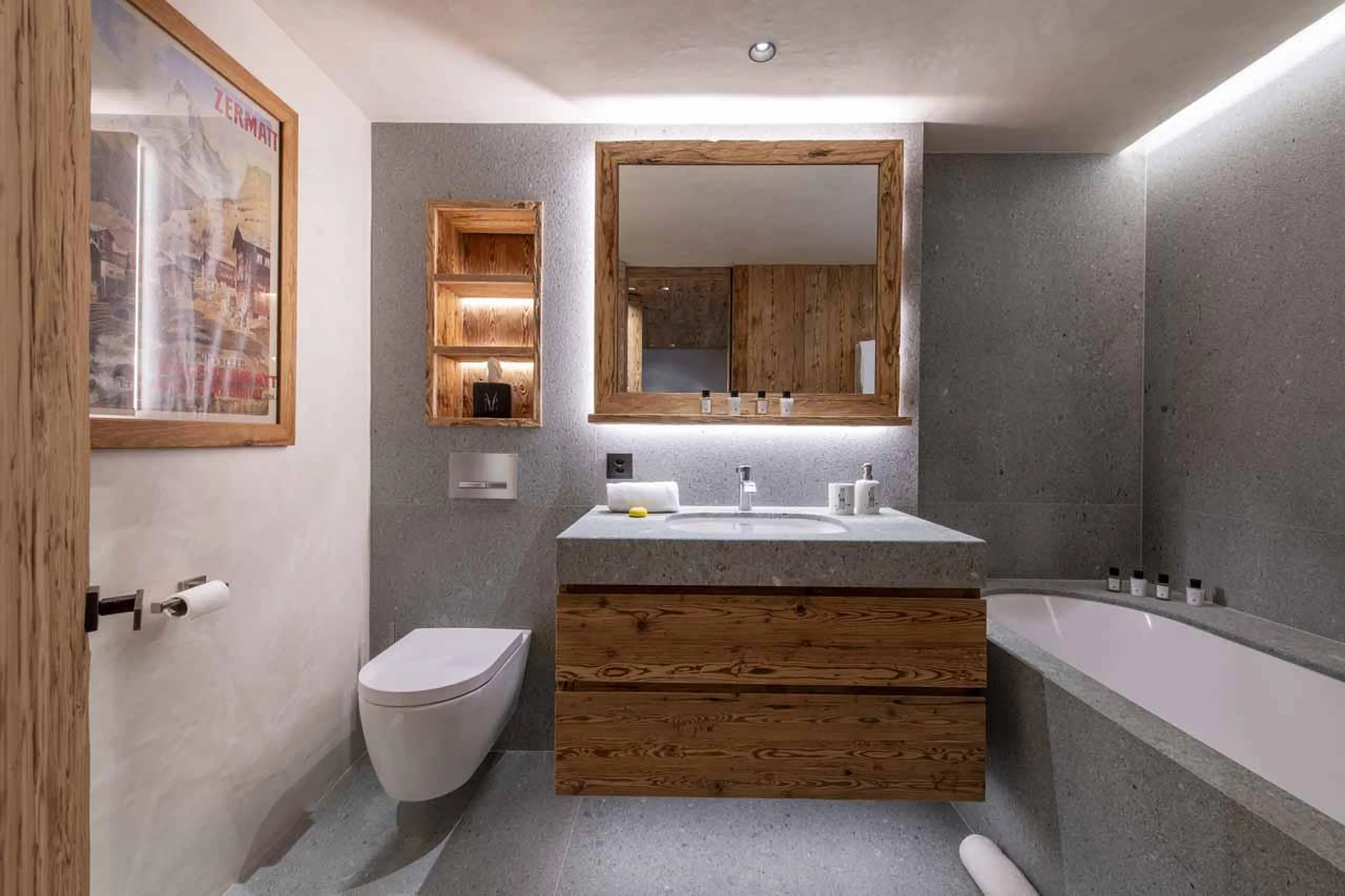 Bathroom in Chalet La Rochette, Verbier