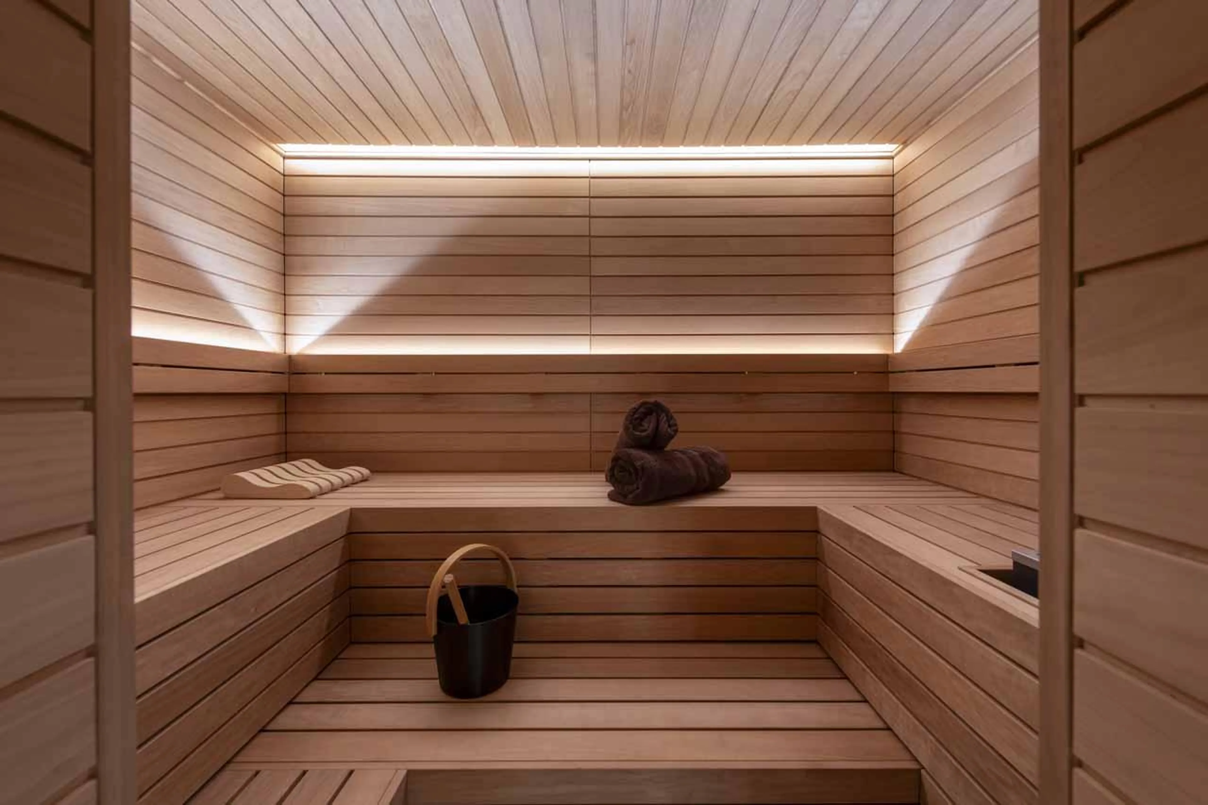 Sauna in Chalet La Rochette, Verbier