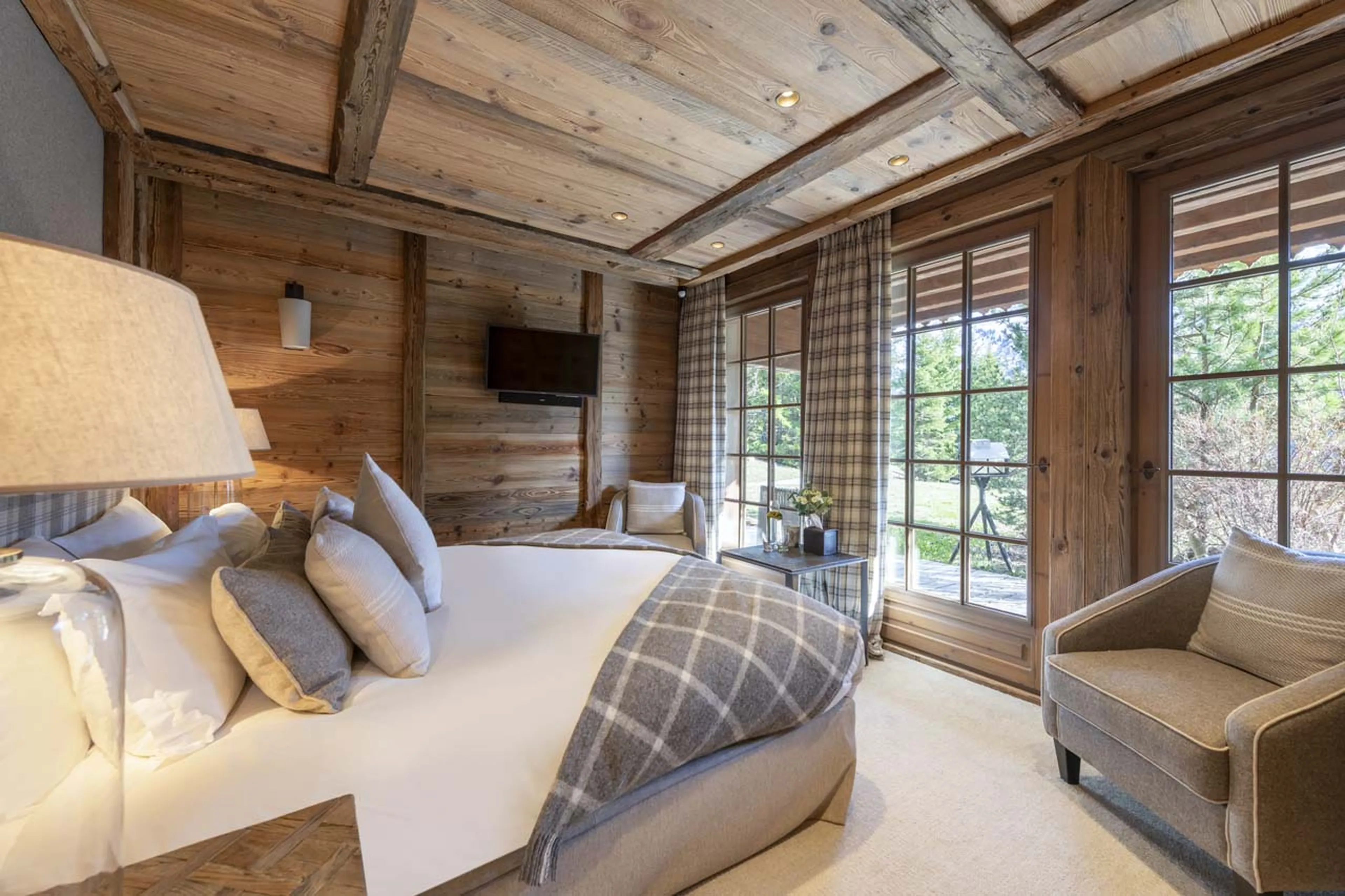 Terrace access in Chalet La Taniere, Meribel