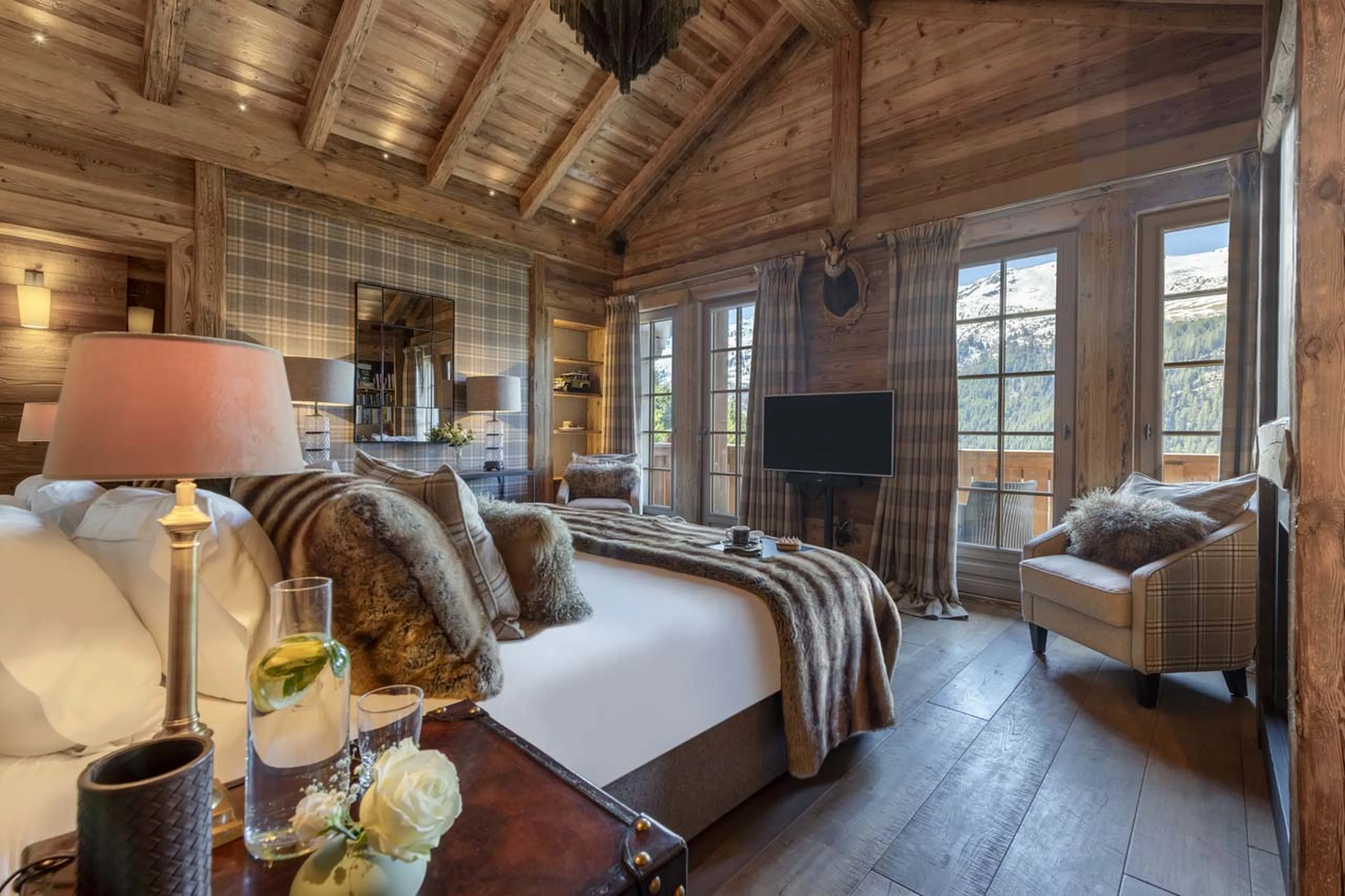 Balcony access in Chalet La Taniere, Meribel